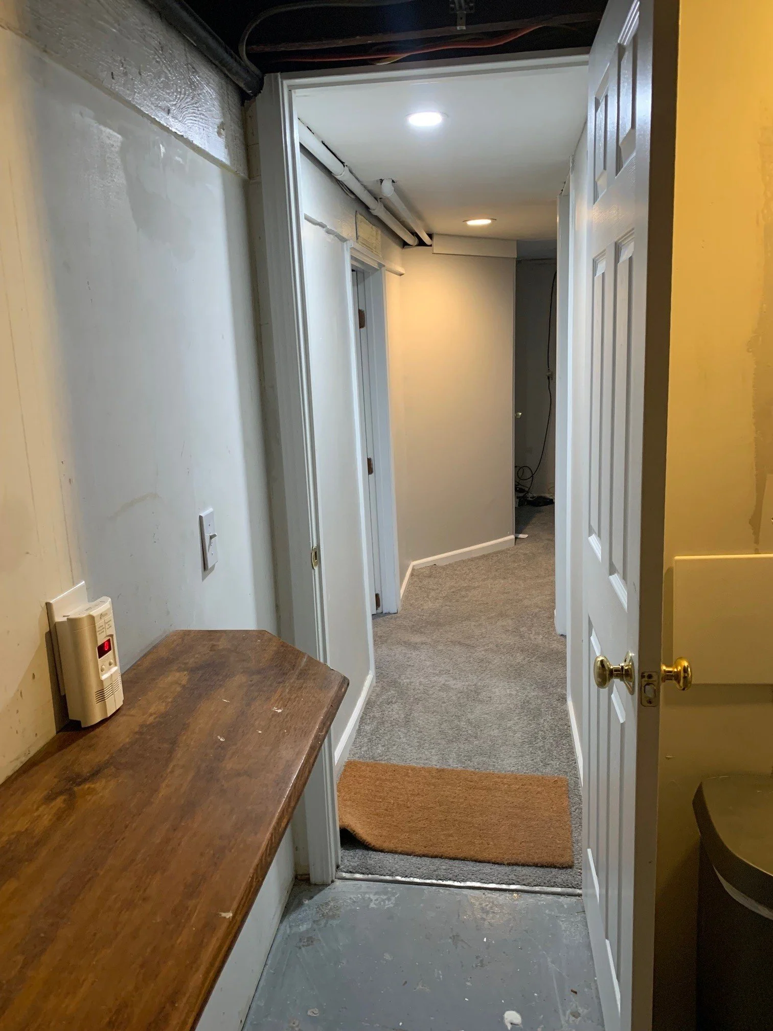 Basement Laundry Room w/ Washer & Dryer