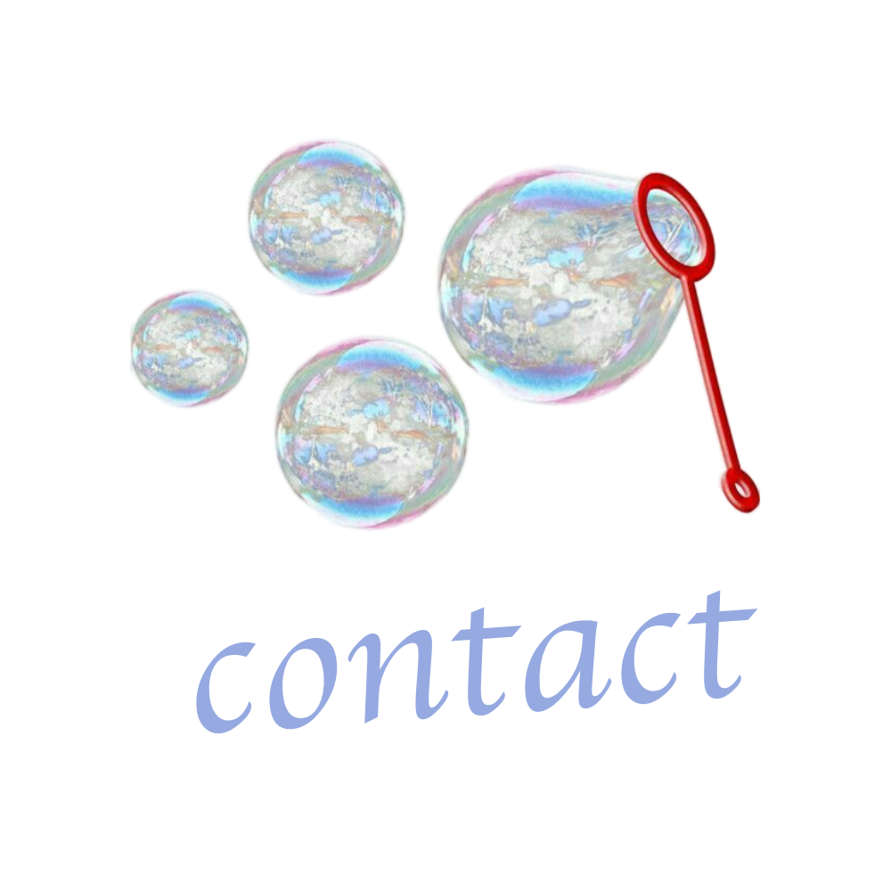 Illustration of soap bubbles with a bubble wand, and the words "Bubble Science".