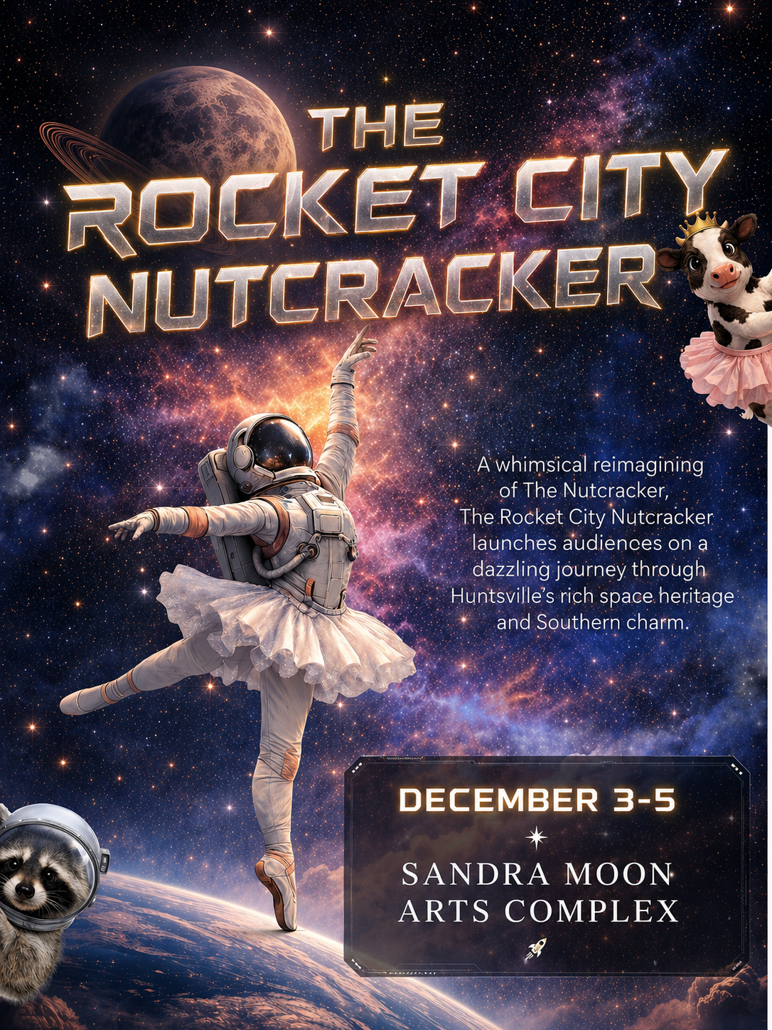 Dance Elan's The Rocket City Nutcracker™- FRIDAY DEC. 4 @ 7 PM