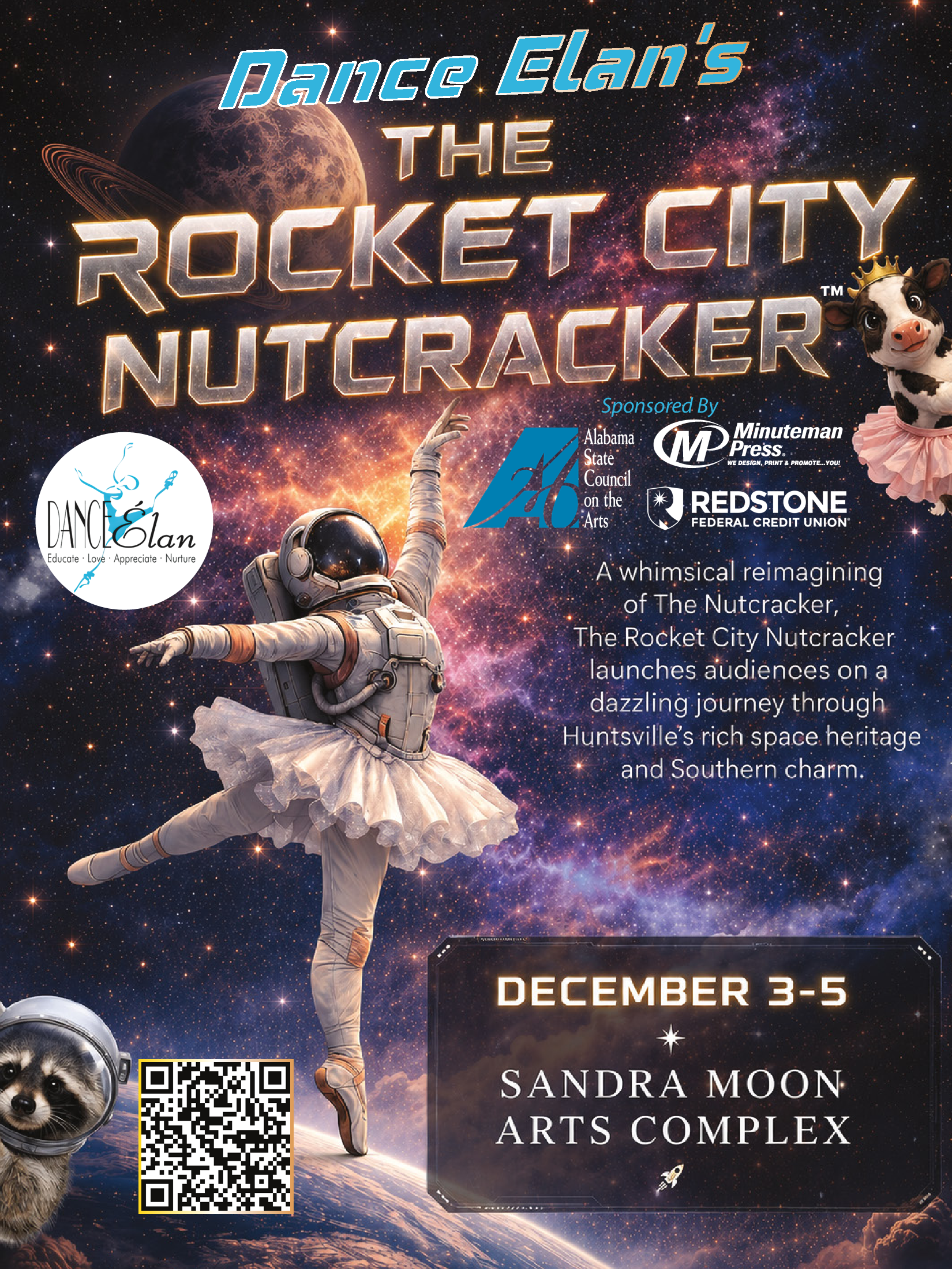 Dance Elan's The Rocket City Nutcracker™- FRIDAY DEC. 4 @ 7 PM
