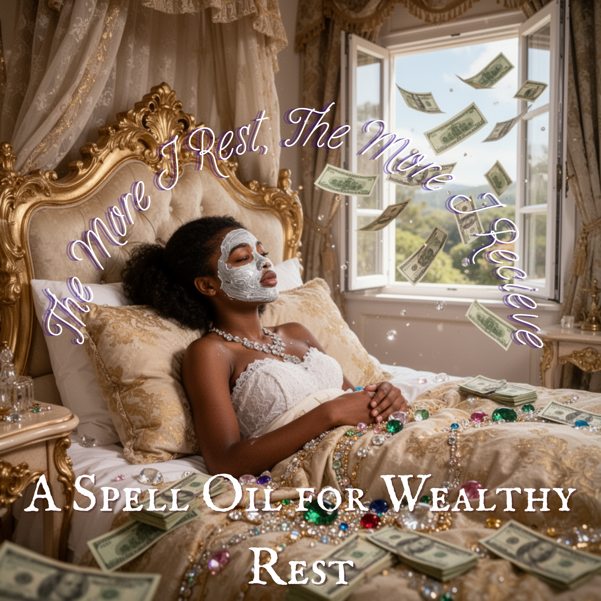 The More I Rest, The More I Receive Spell Oil  15ml