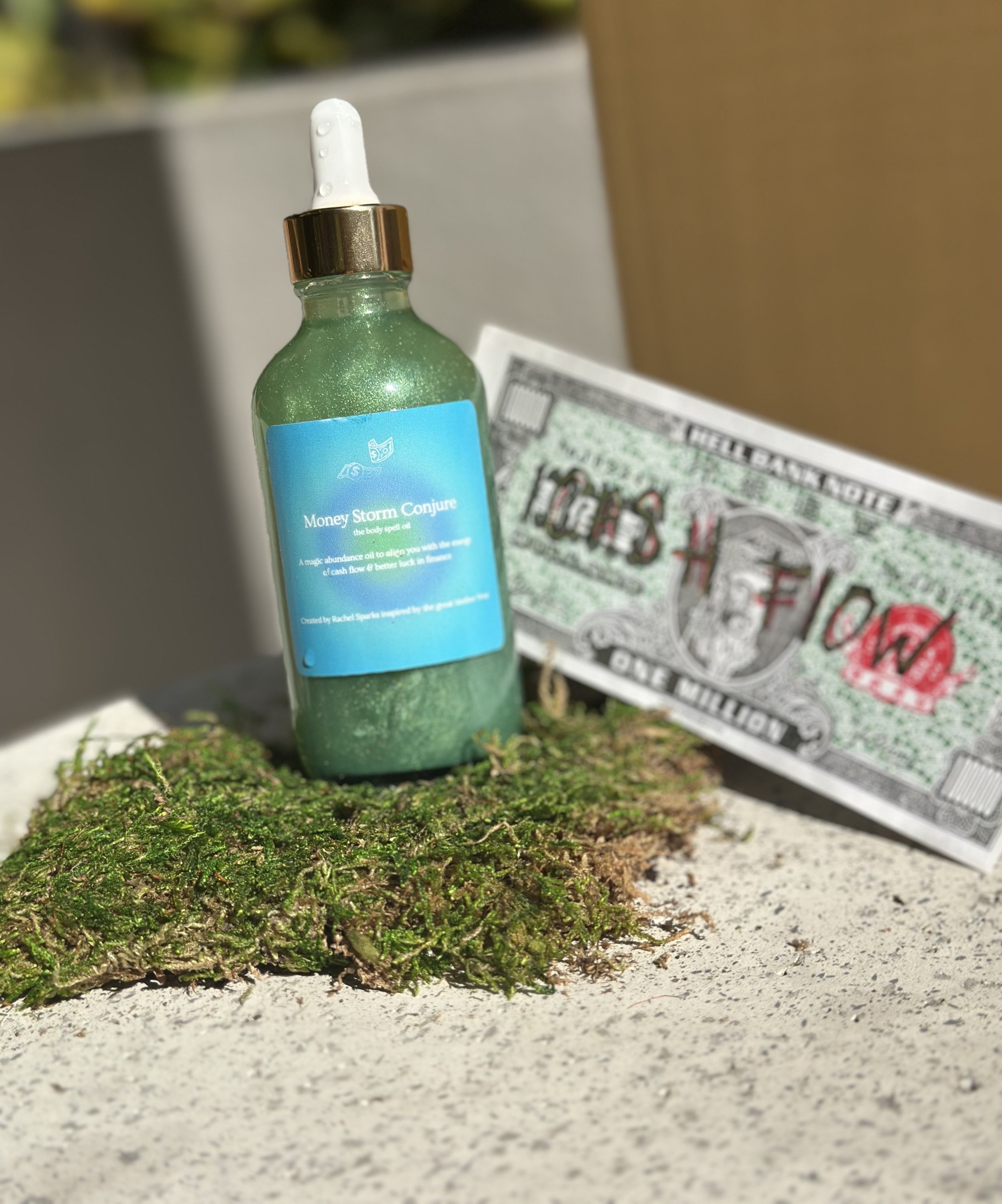 Money Storm Conjure Spell Oil 4oz