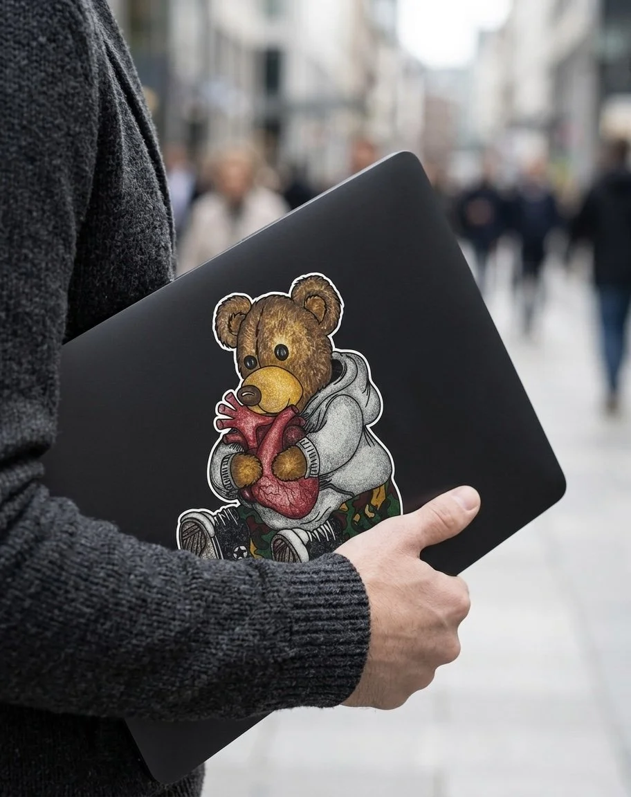 AMOURA BEAR STICKER