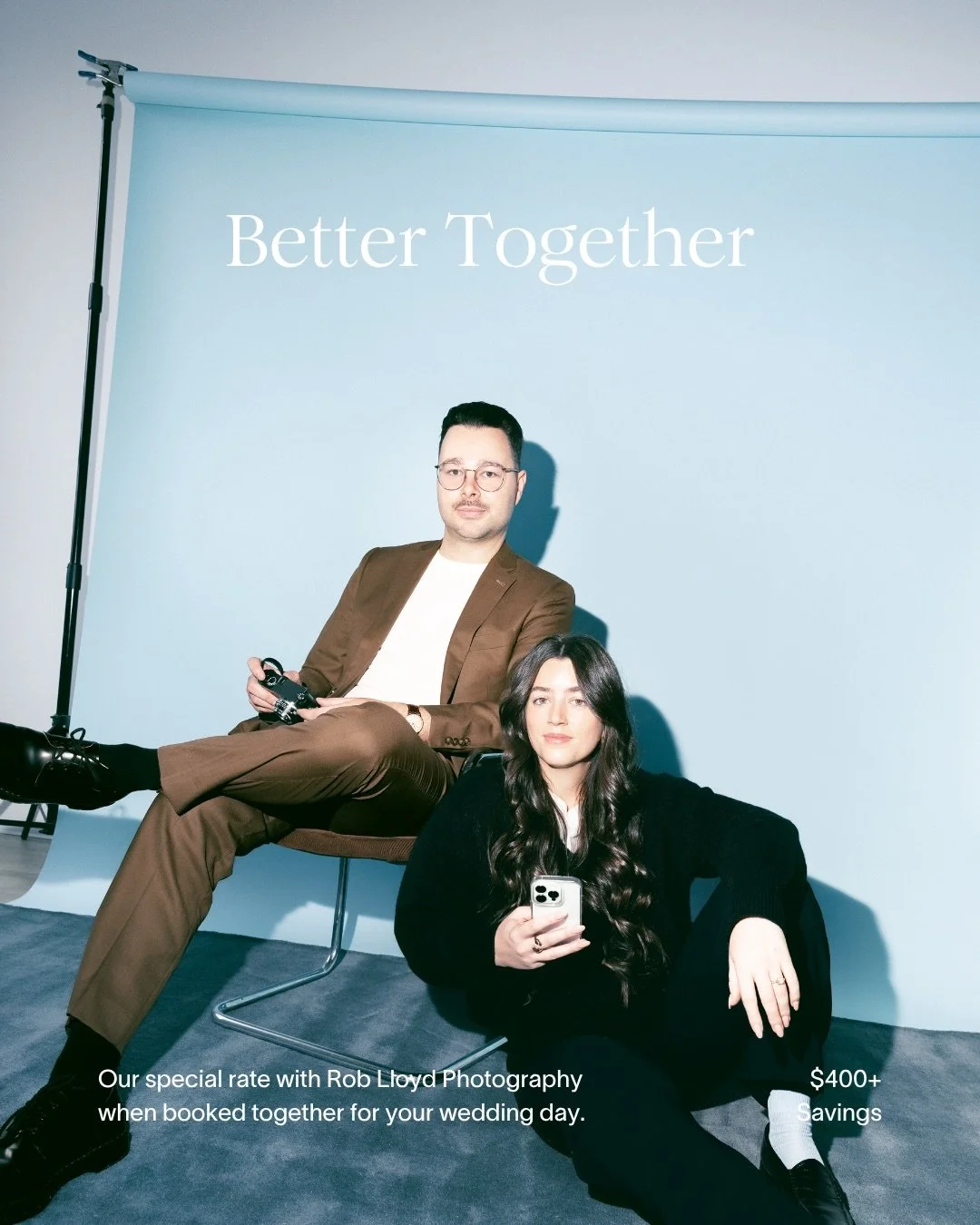 Better Together: Our new Photography + Content offering with Emily and @roblloyd_ 🤍

Receive $200 off each of our full day packages, plus, if your wedding is outside of Ottawa, there are savings on accommodation and travel fees.

____
wedding conten