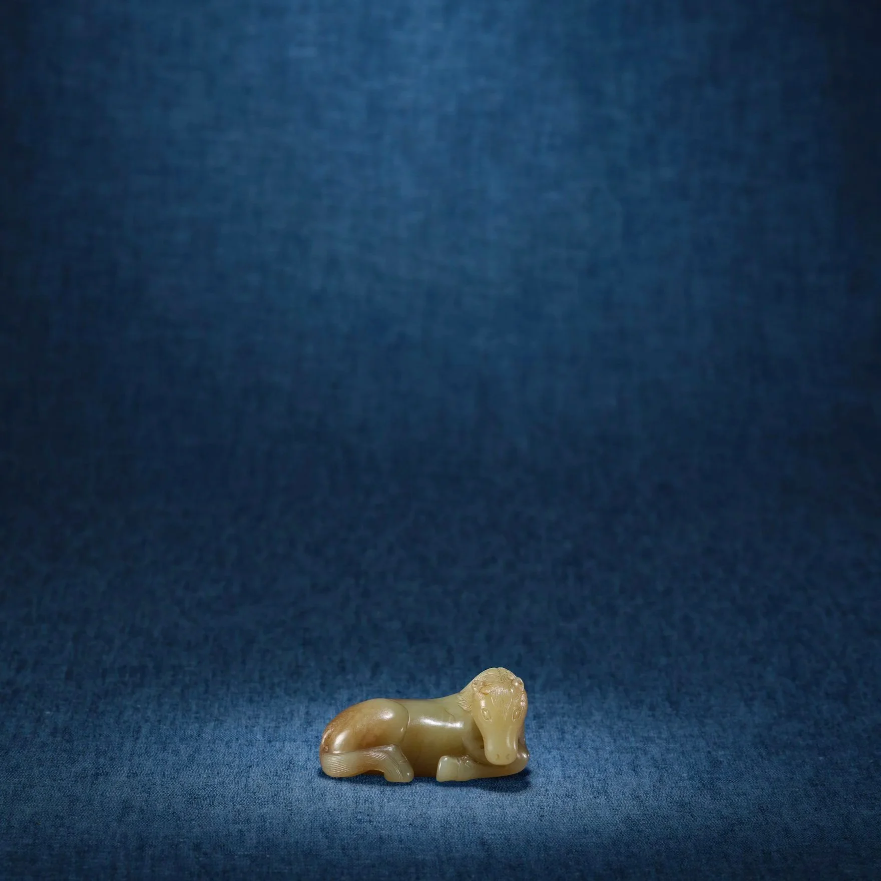 yellow jade Mongolian horse