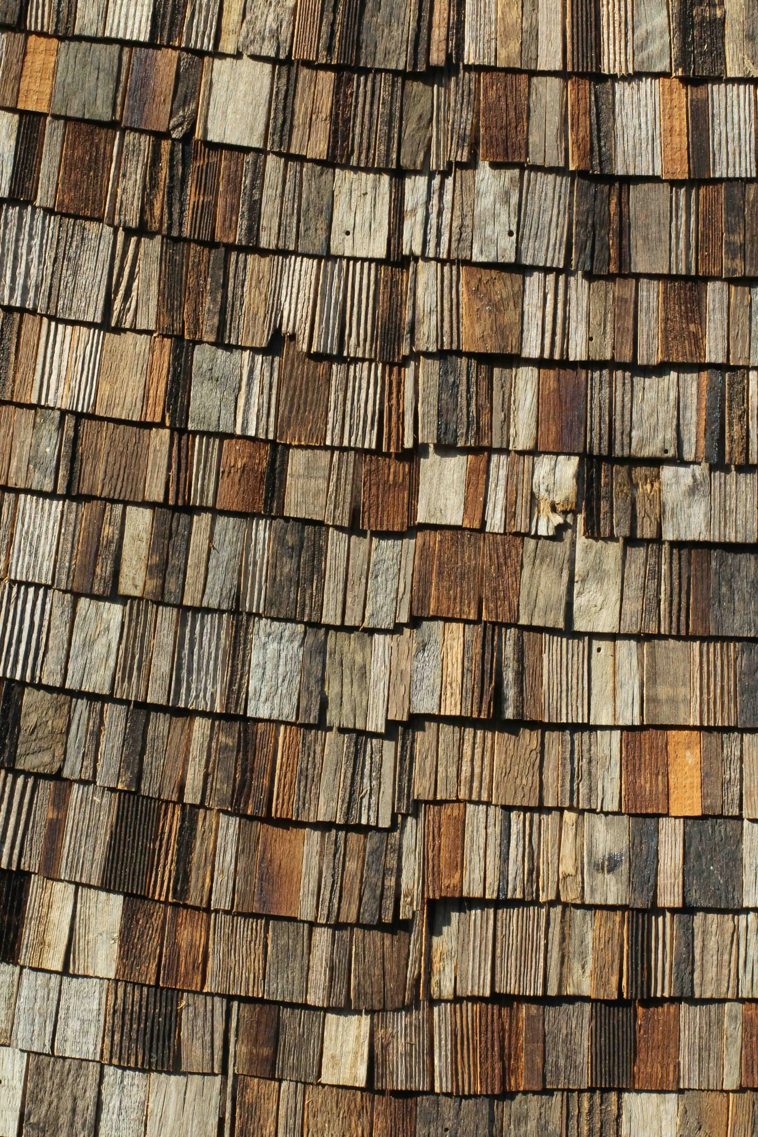 The Rodd 2, 2023, Prestigne, Powys, hand-sawn tiles cut from discarded barn cladding, on cotton twill, 80 x 40 cm (detail)
