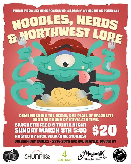Noodles, Nerds & Northwest Lore: Trivia & Spaghetti Night