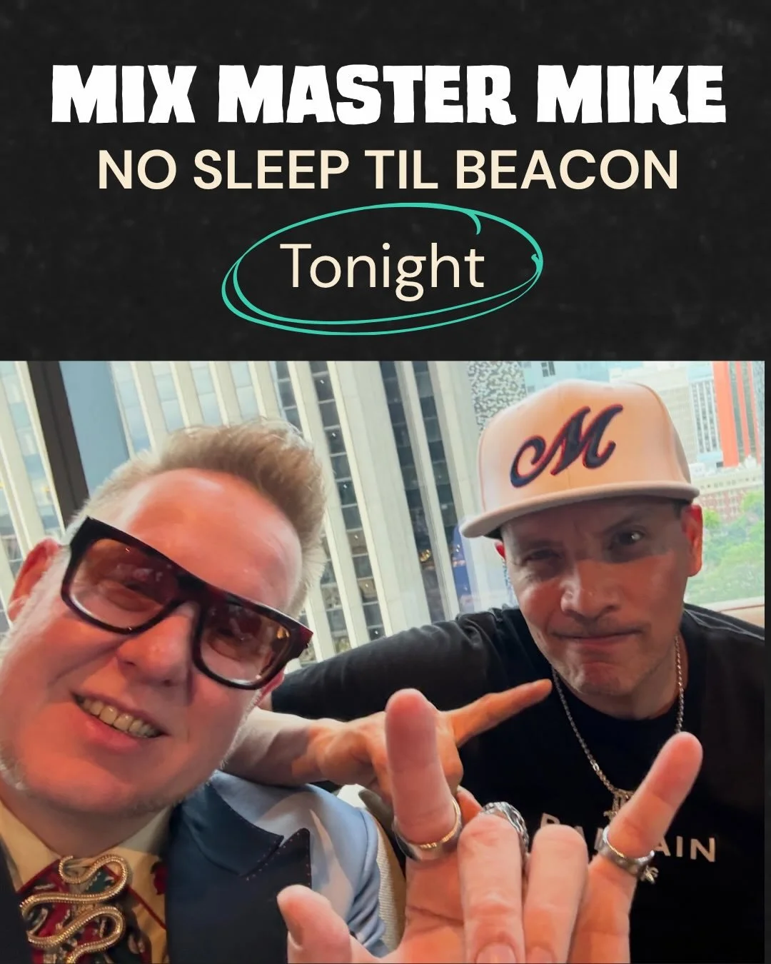 Update: Alright party people, we SOLD THIS OUT!!
TONIGHT 🎛️

NO SLEEP &rsquo;TIL BEACON is happening rain or shine. We&rsquo;ve got pop-up tents ready to go! 

If you already grabbed tickets, check your email for the private address and parking deta