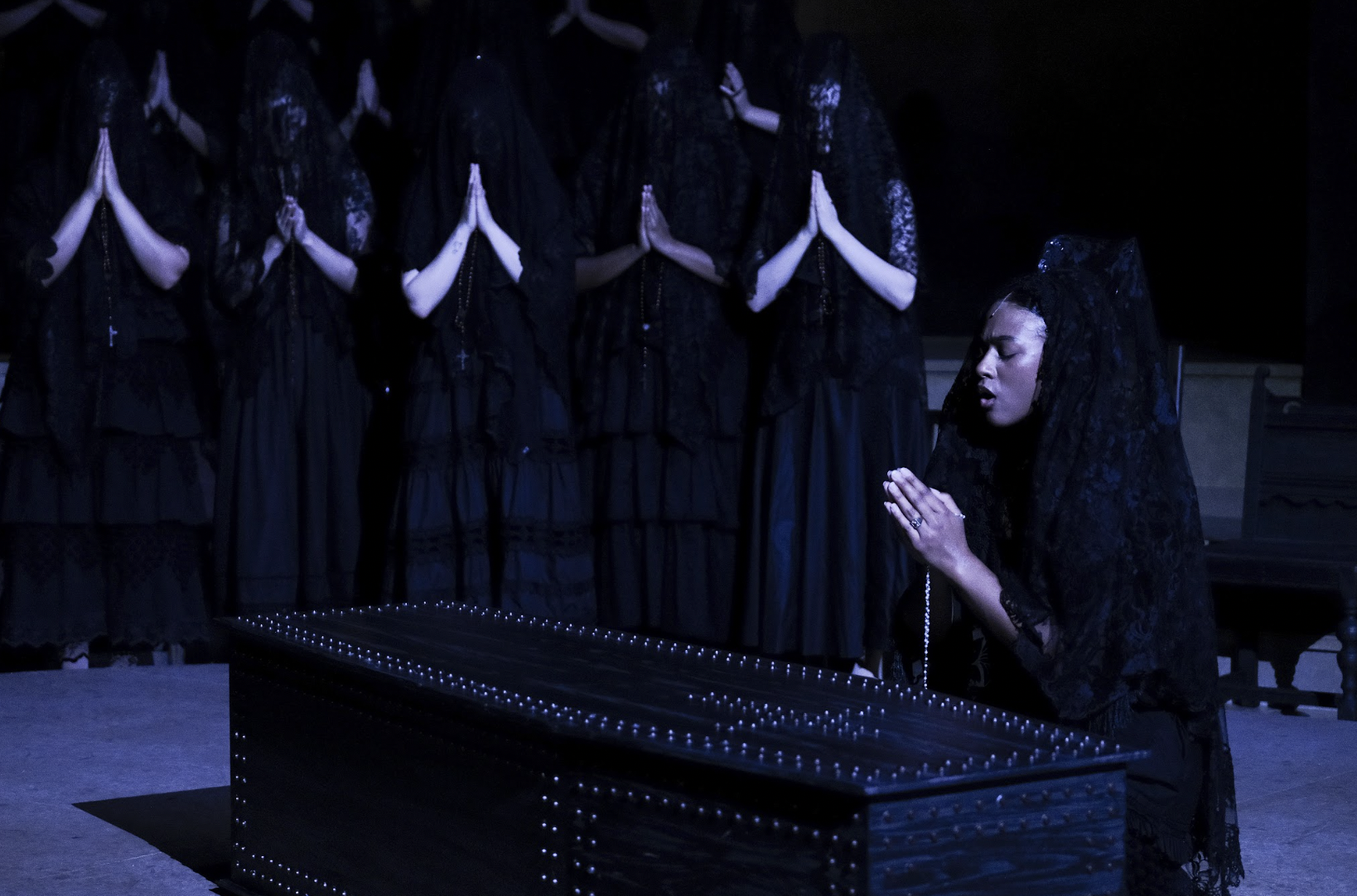 Director/Choreographer: William Carlos Angulo - Associate Directors: Diego Alejandro González, Felipe Panamá - 
Music direction by Jacob Kerzner - 
Scenic design by Zeke Leonard - 
Costume design by Carmen M. Martínez - 
Lighting design by Henry Kill