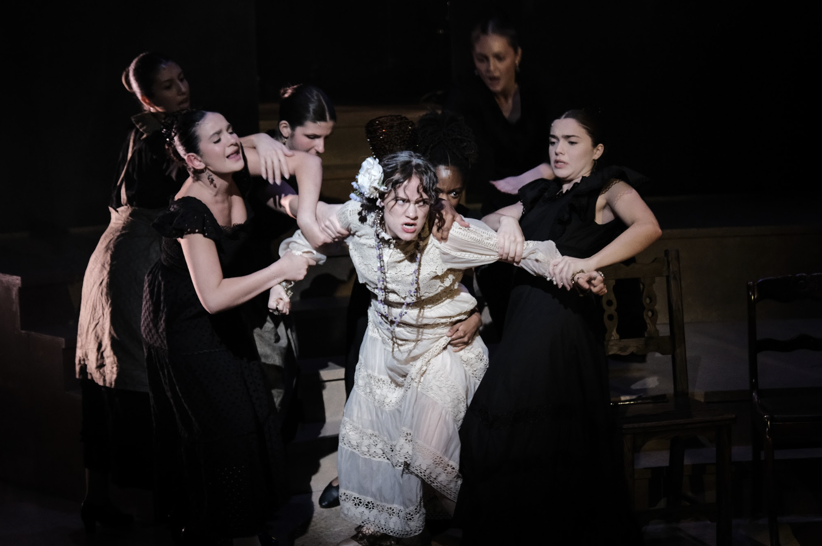 Director/Choreographer: William Carlos Angulo - Associate Directors: Diego Alejandro González, Felipe Panamá - 
Music direction by Jacob Kerzner - 
Scenic design by Zeke Leonard - 
Costume design by Carmen M. Martínez - 
Lighting design by Henry Kill