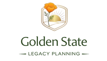 Logo of a poppy flower and golden sun rise.