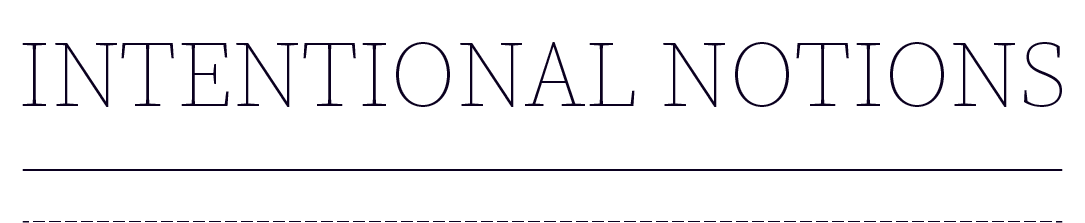 INTENTIONAL NOTIONS
