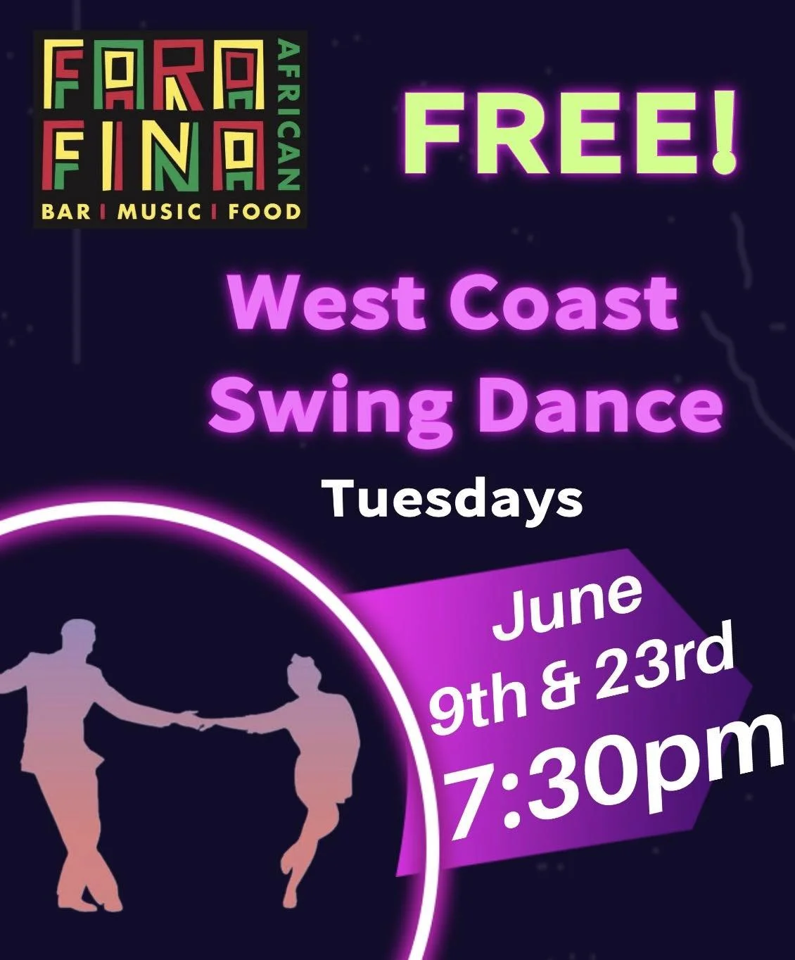 Tuesday West Coast Swing Dance