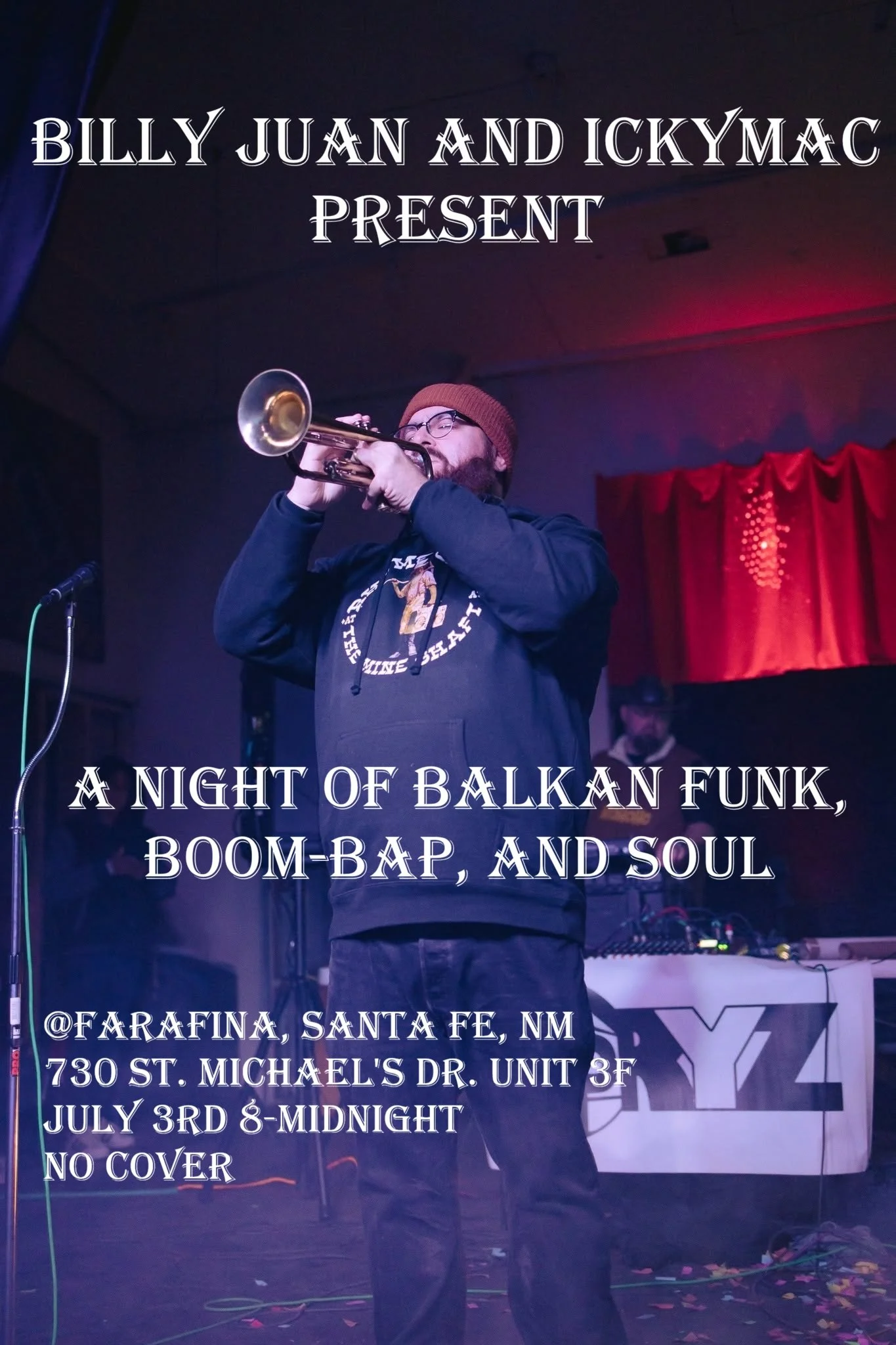Billy Juan and Ickymac at Farafina