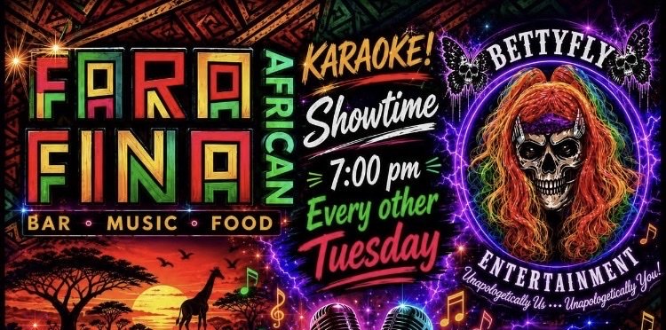 Karaoke Tuesday with Bettyfly at Farafina!! (Copy)