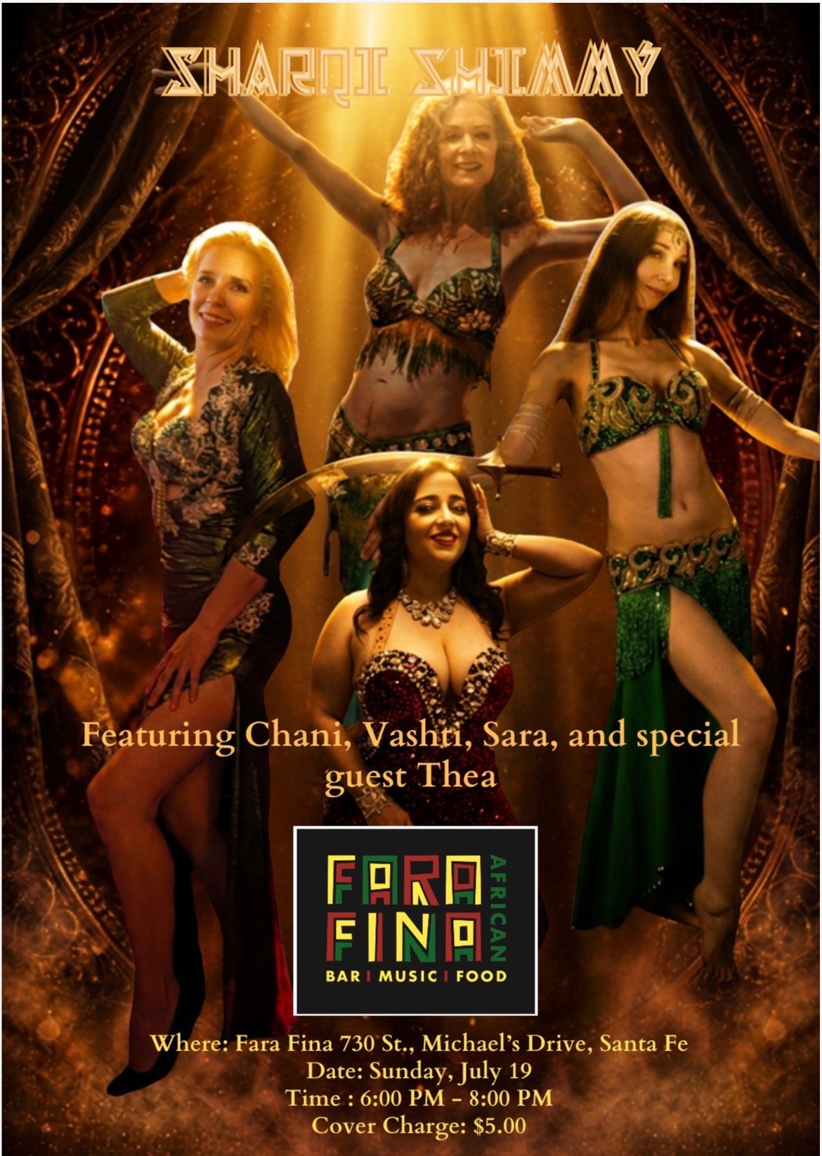 Sharqi Shimmy Bellydance at Farafina