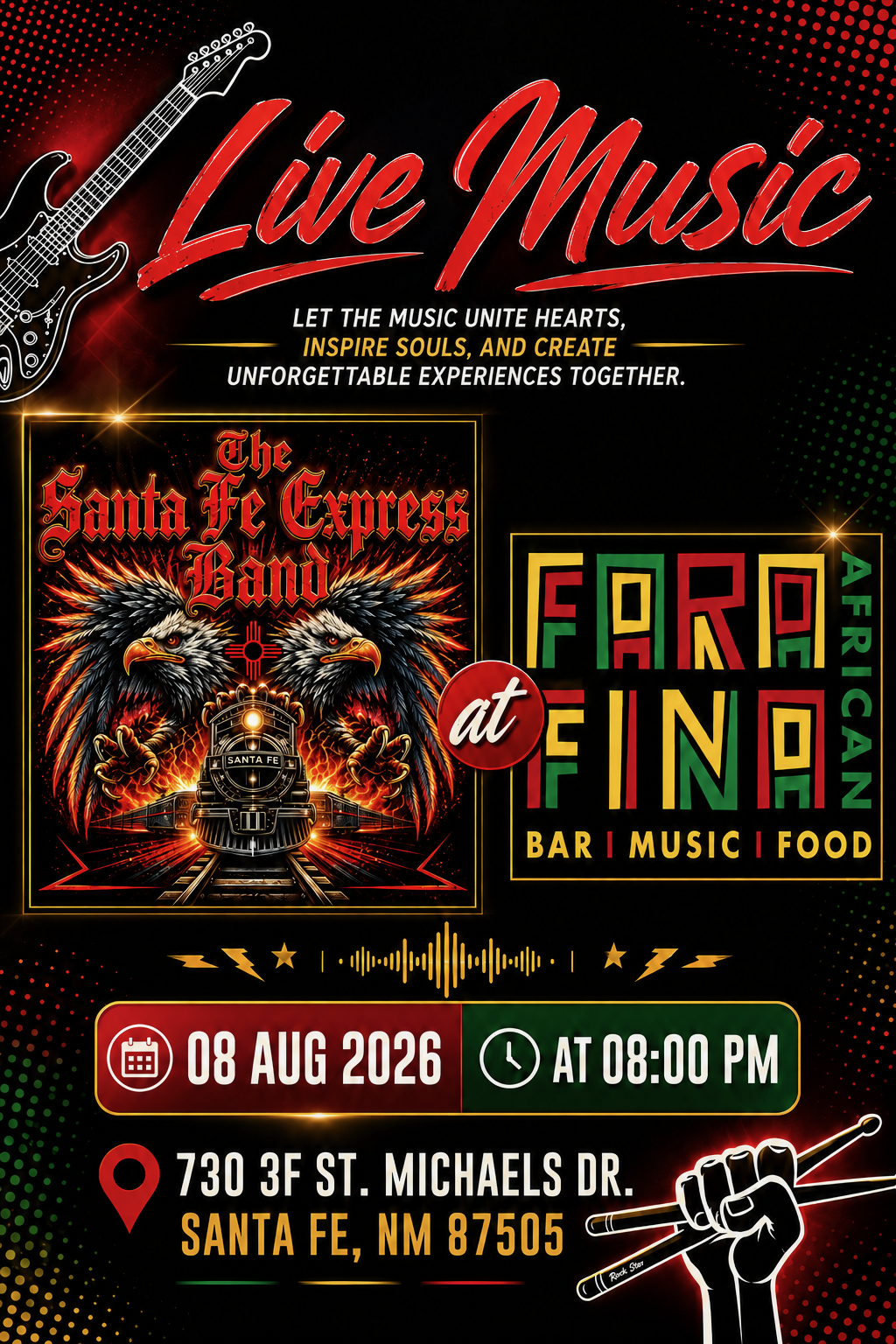 The Santa Fe Express Band at Farafina!