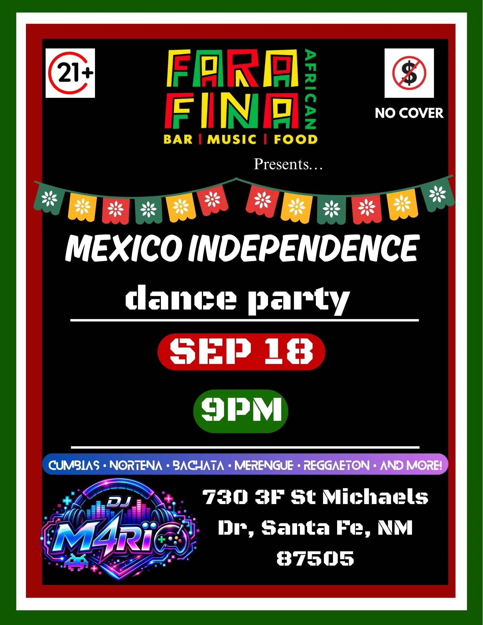 Mexico Independence Dance Party