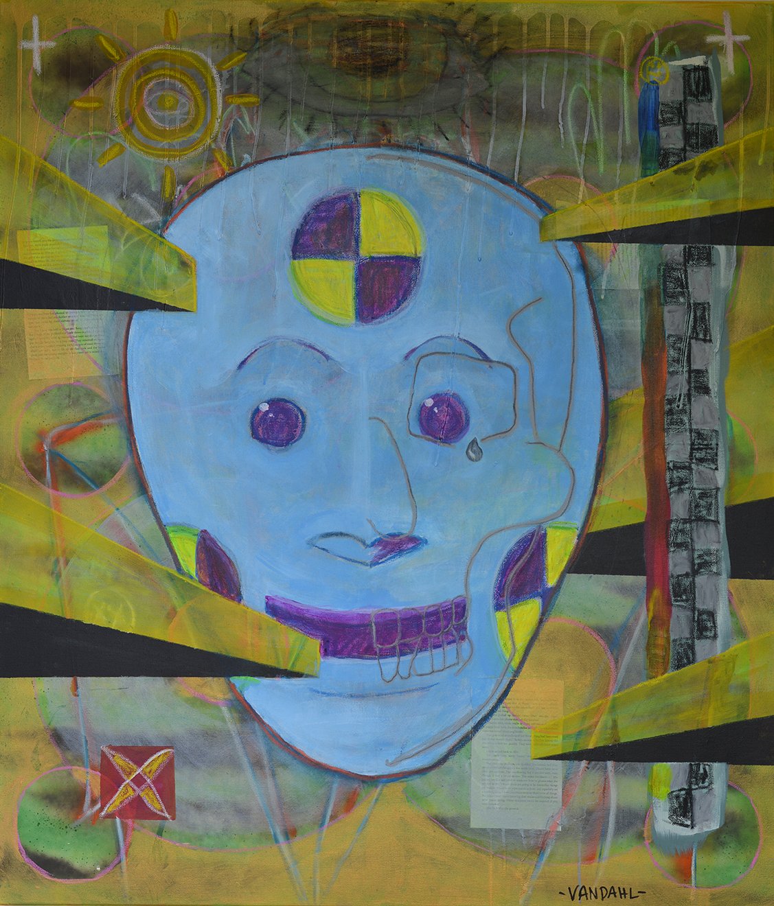 "Resilience" - 2024 - Acrylic Paint on canvas - 120cm x 100cm