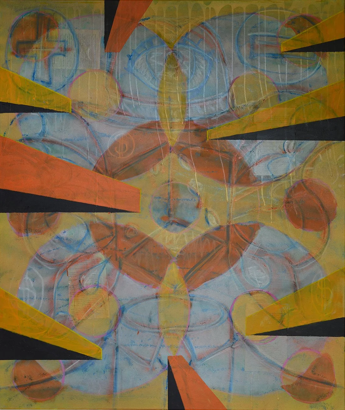 "Mello Yello" - 2024 - Acrylic Paint on canvas - 120cm x 100cm