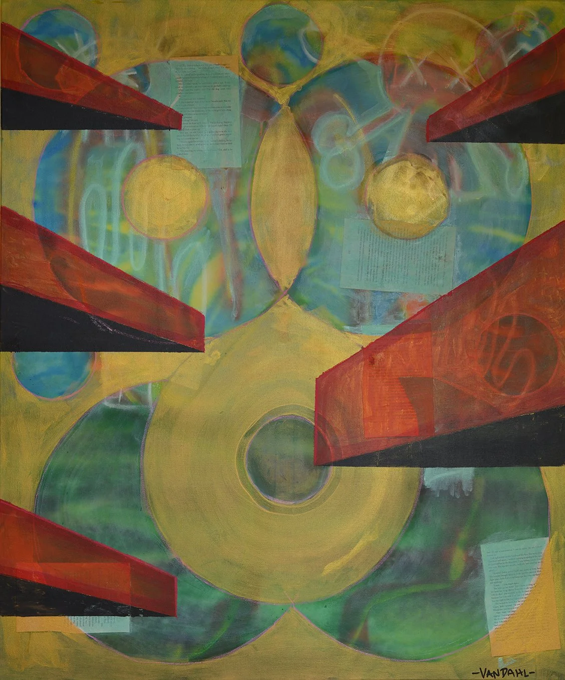 'GUILDED HOUR' 120 x 100cm (2024)