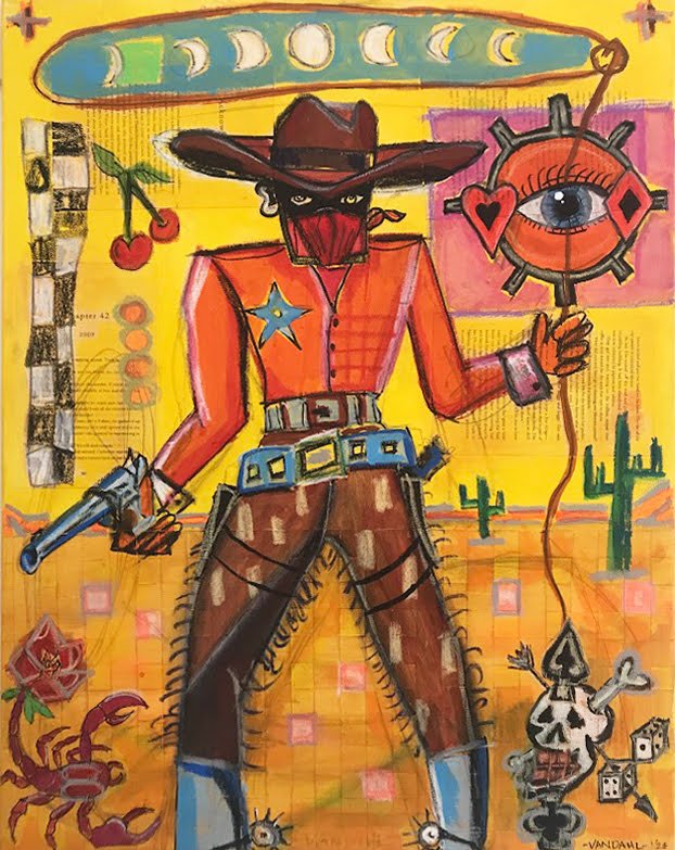 SOLD: 'HIGH PLAINS DRIFTER' 75 x 60cm (2024)