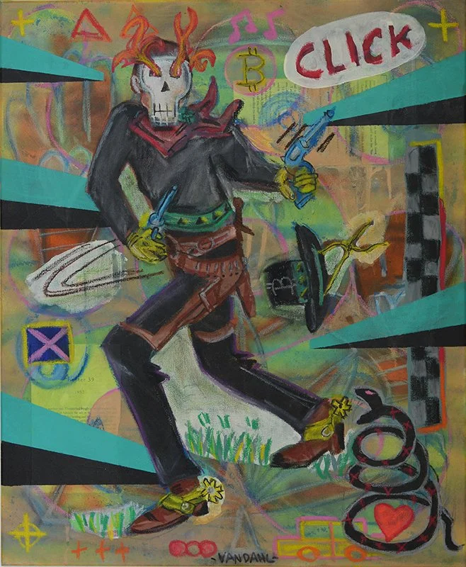 'BITCOIN BANDITO' 75 x 60cm (2024)