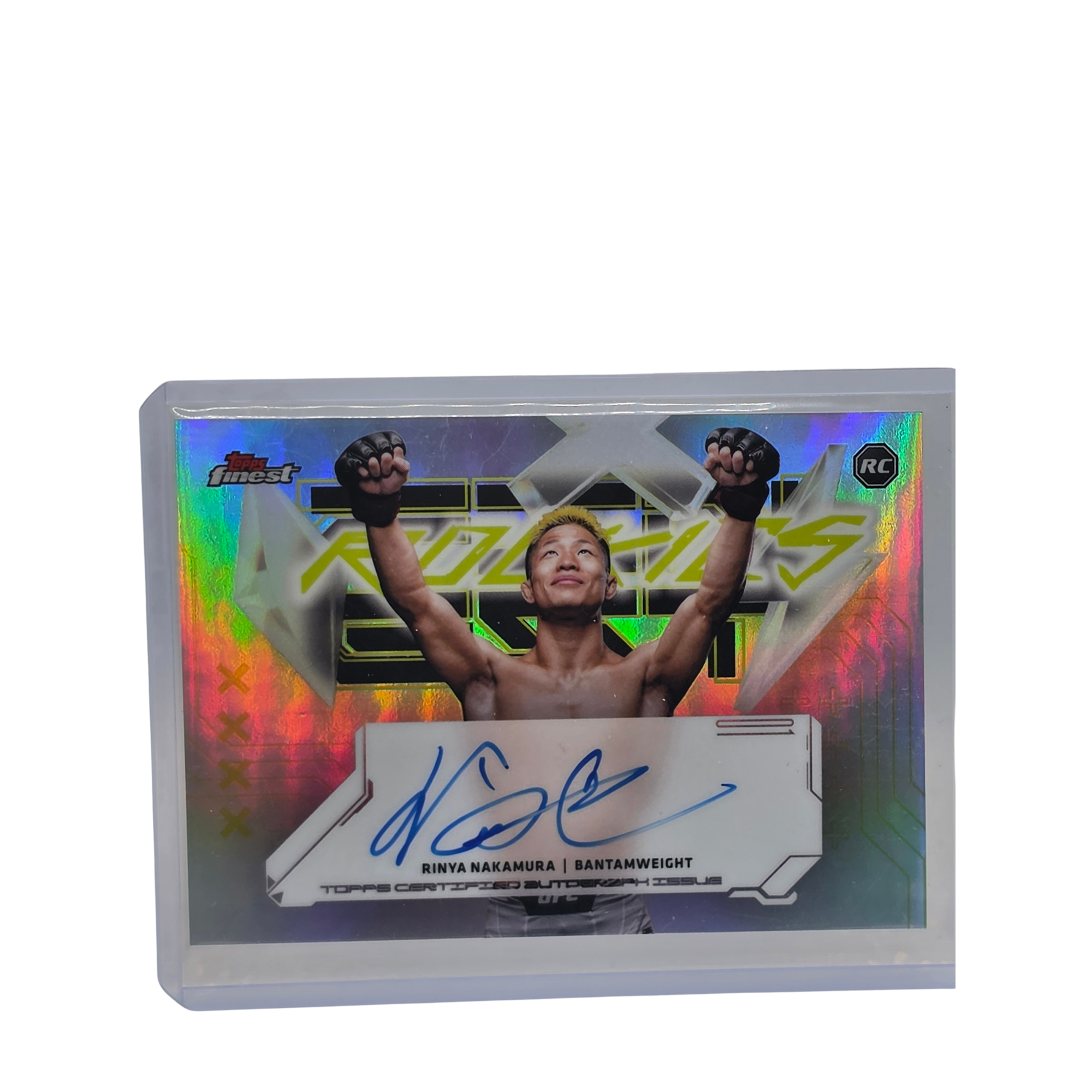 Rinya Nakamura 2025 UFC Topps Finest Auto