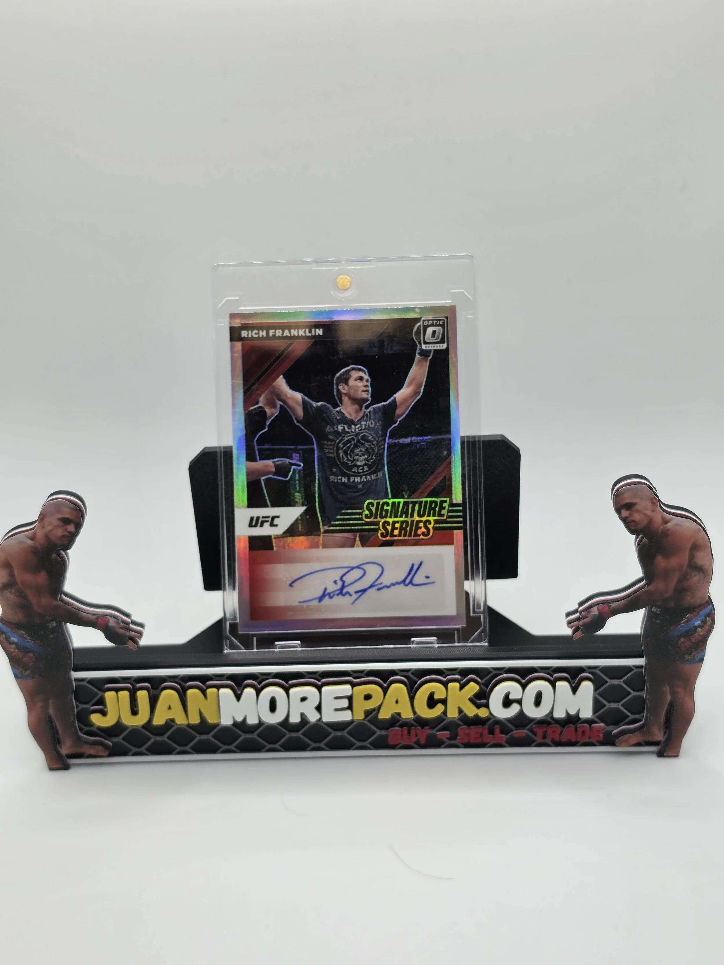Rich Franklin 2022 Panini Signature Series Refractor Auto