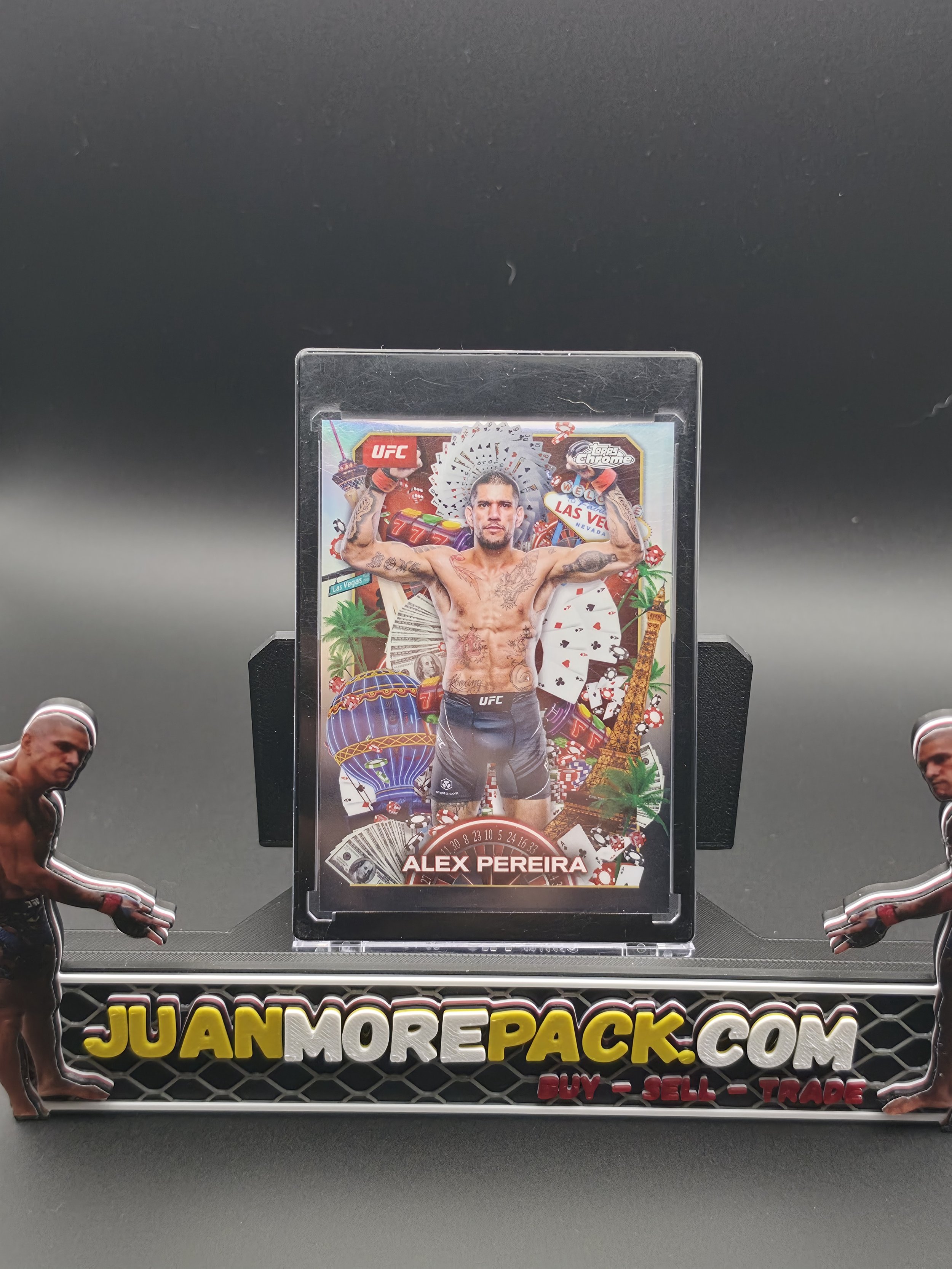 Alex Pereira 2025 Topps Chrome Titans SSP