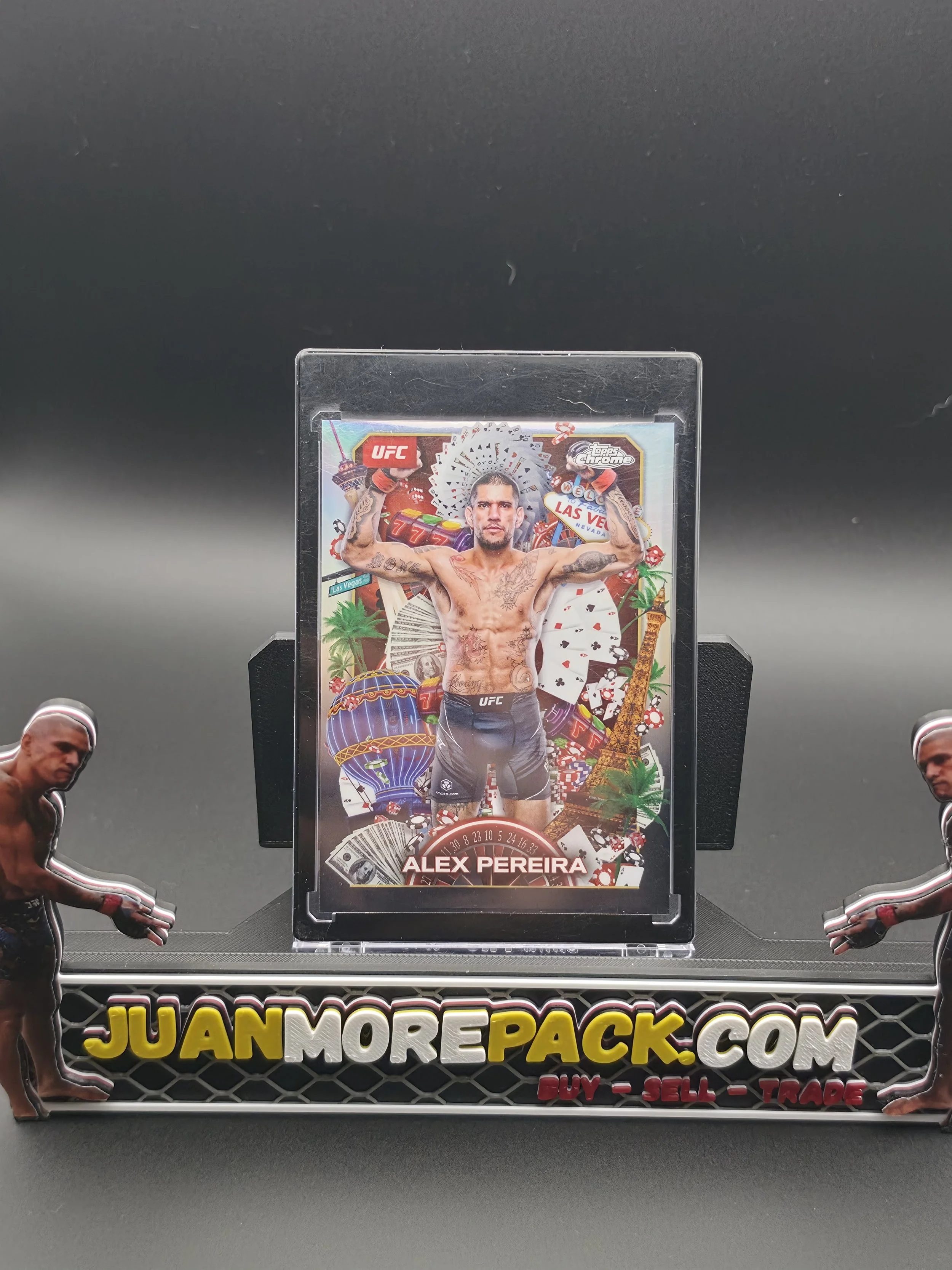 Alex Pereira 2025 Topps Chrome Titans SSP