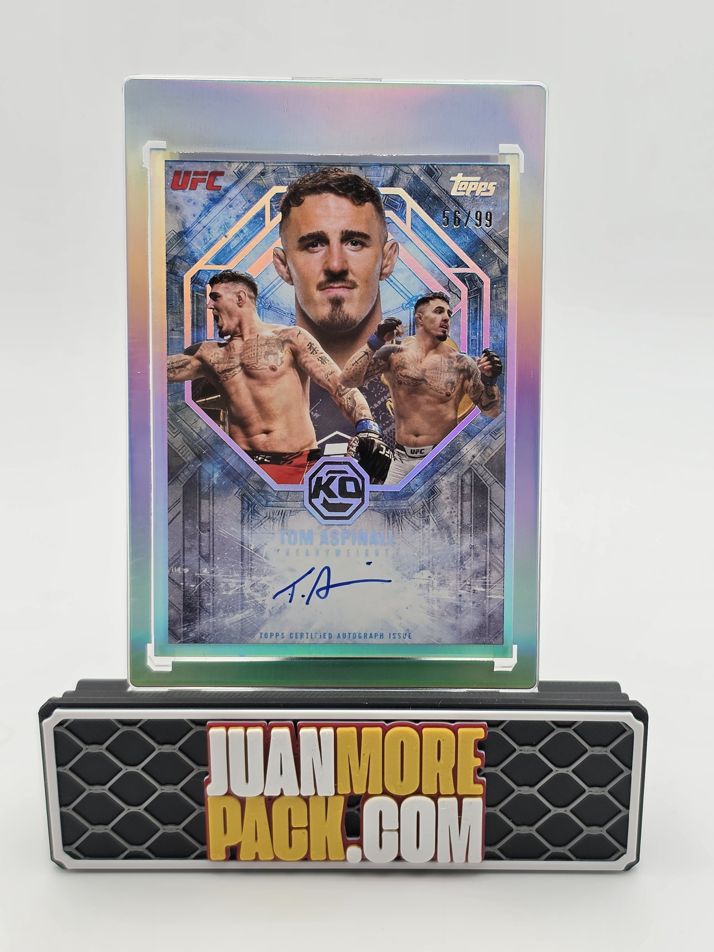 Tom Aspinall 2026 Topps Knockout Collage-a-Graphs Auto 56/99
