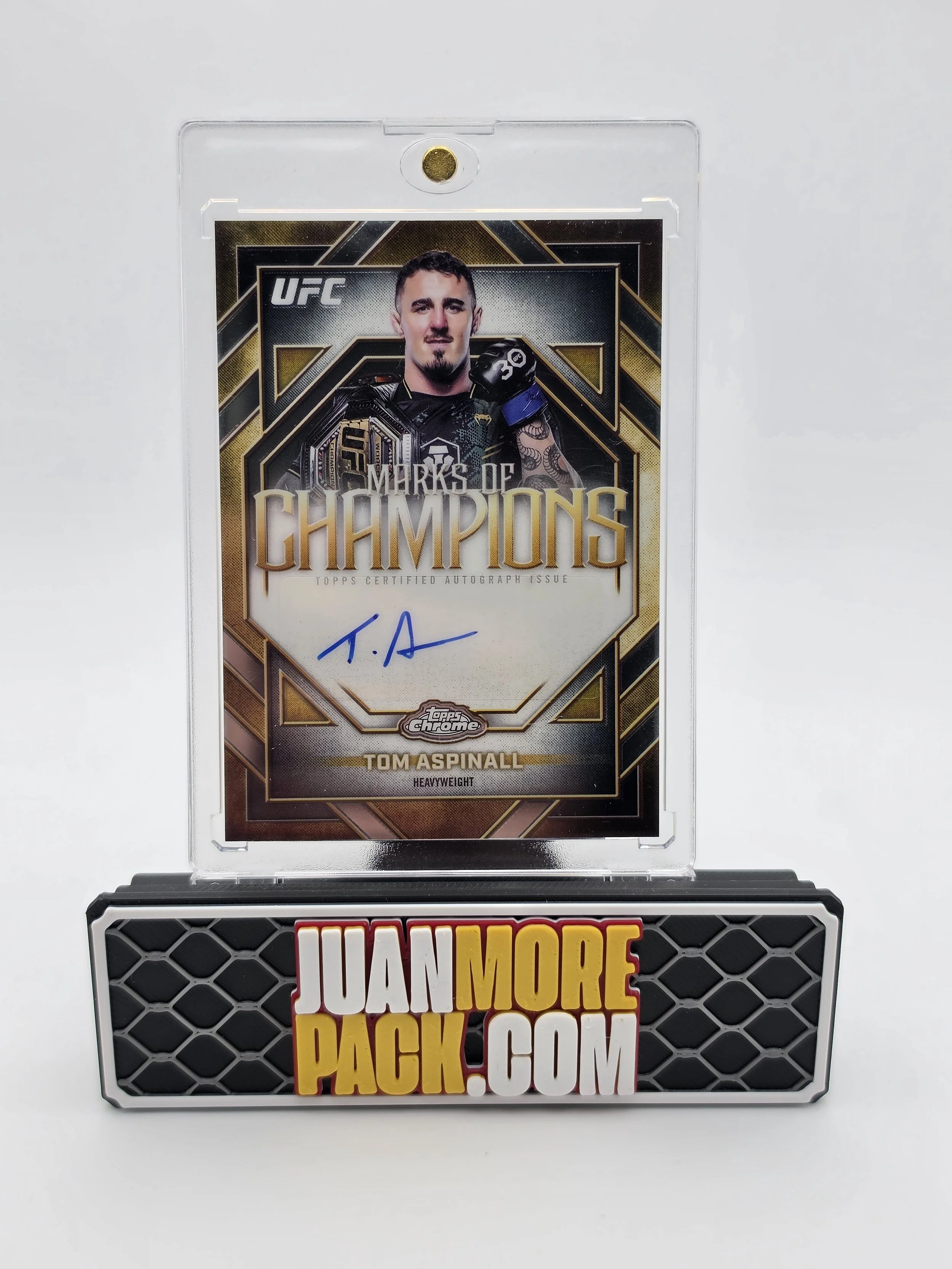 Tom Aspinall 2026 Topps Marks of Champions Auto