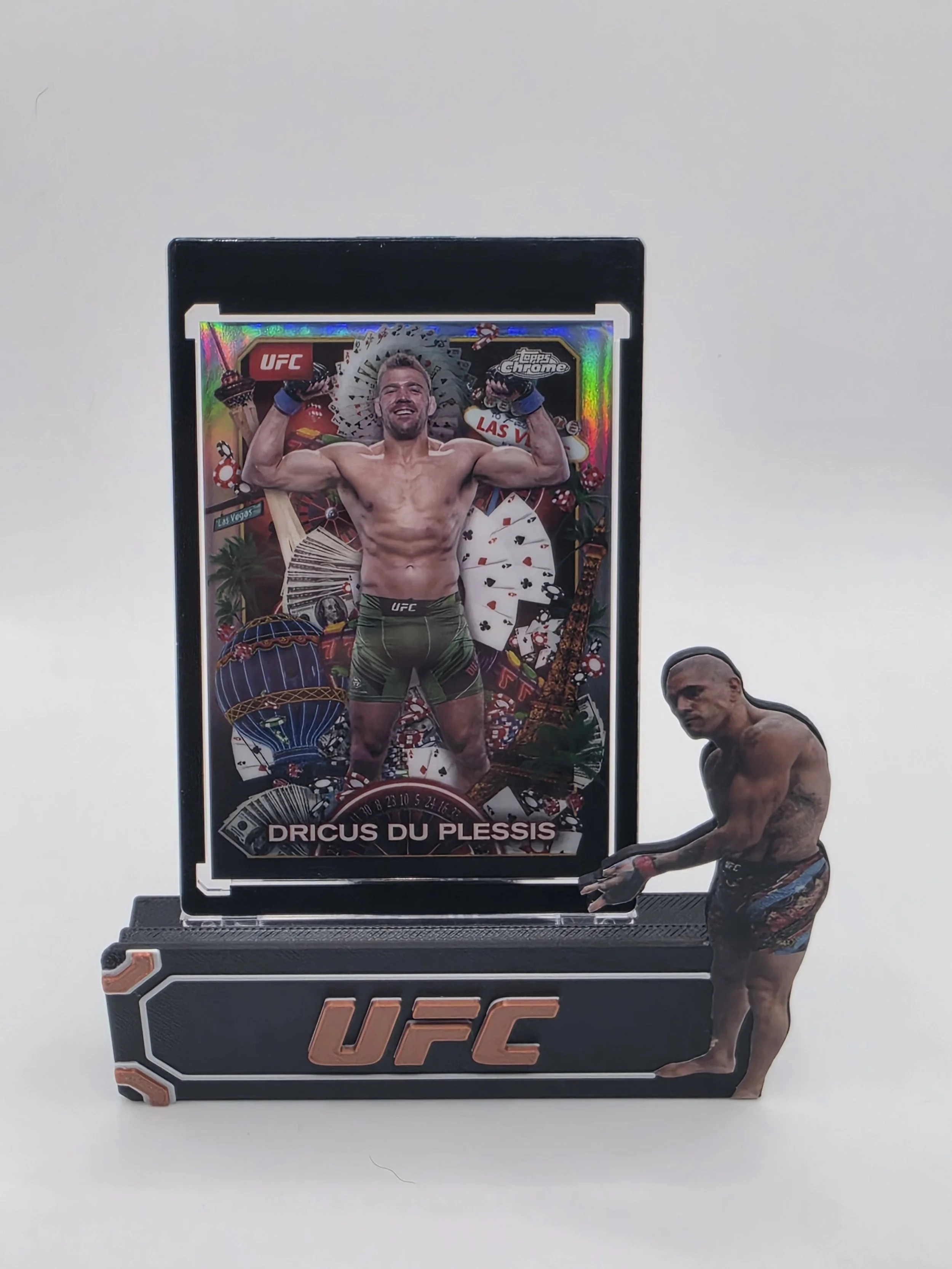 Dricus Du Plessis 2025 UFC Topps Chrome Titans SSP