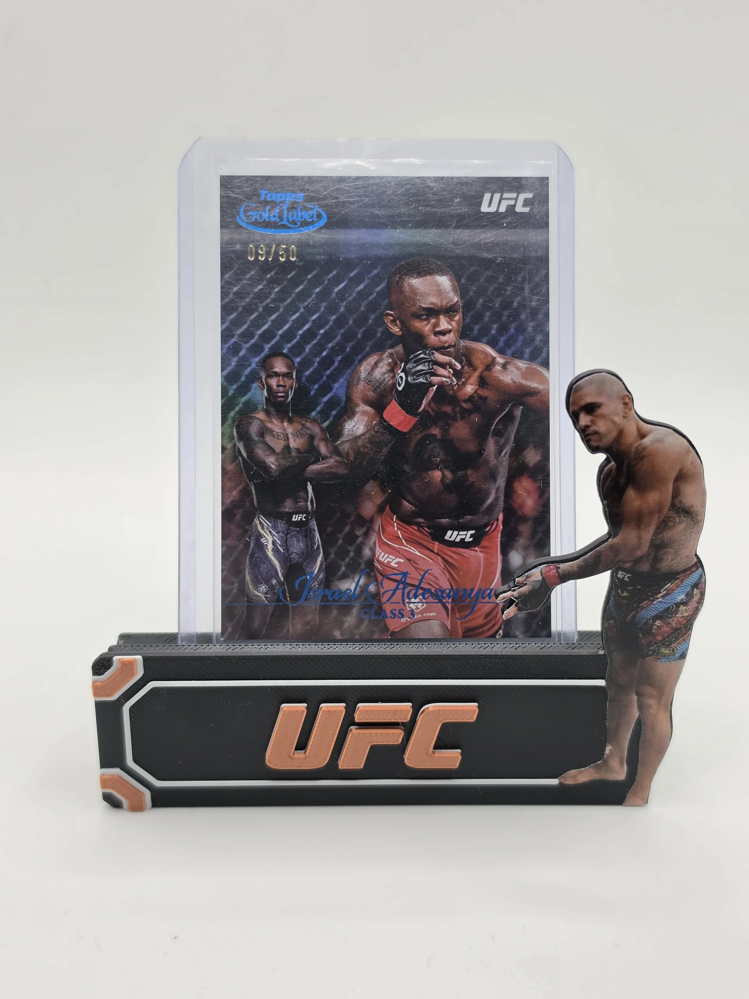 Israel Adesanya 2024 UFC Topps Gold Label 09/50