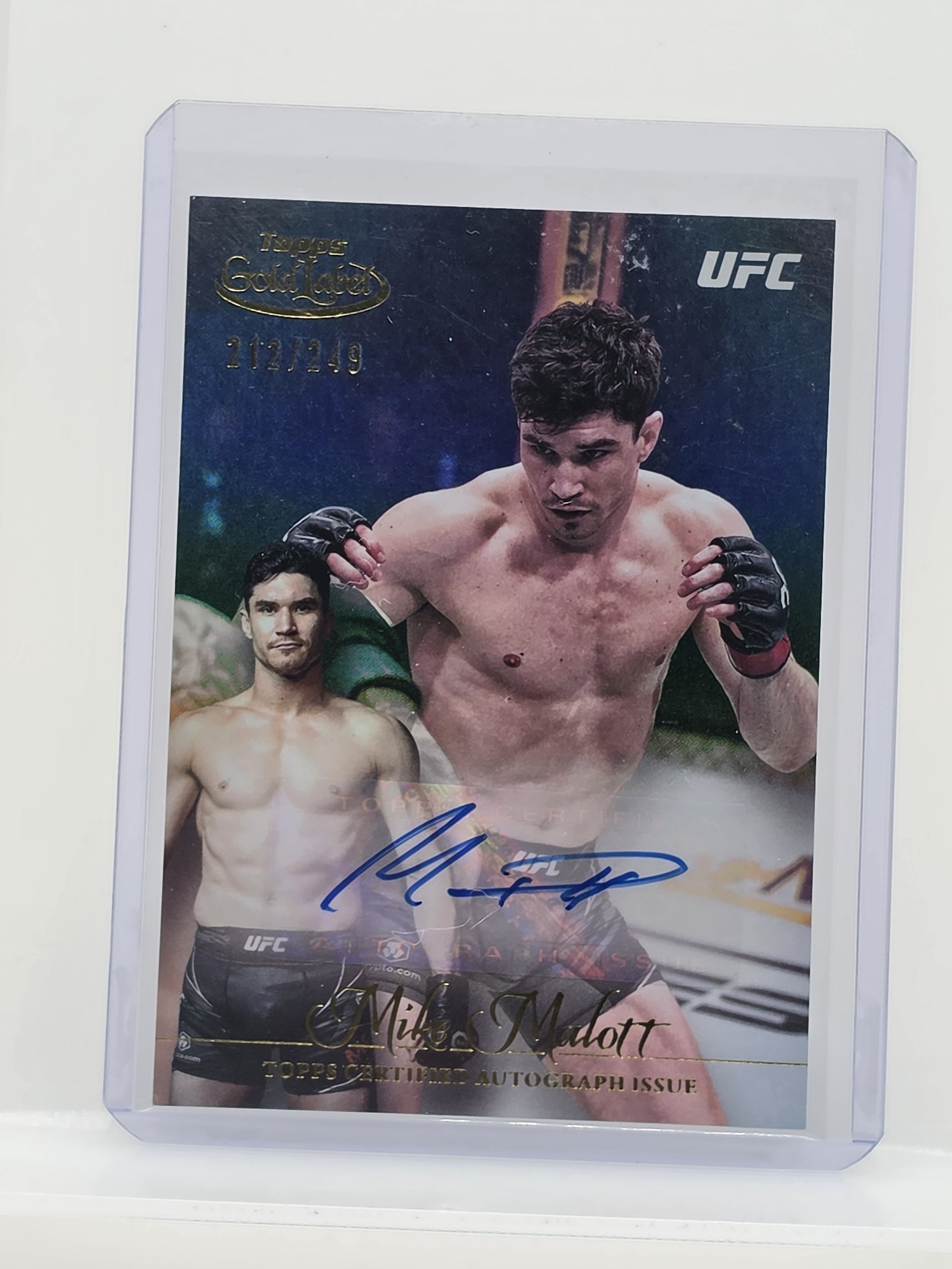 Mike Malott 2024 Topps Gold Label Auto 212/249