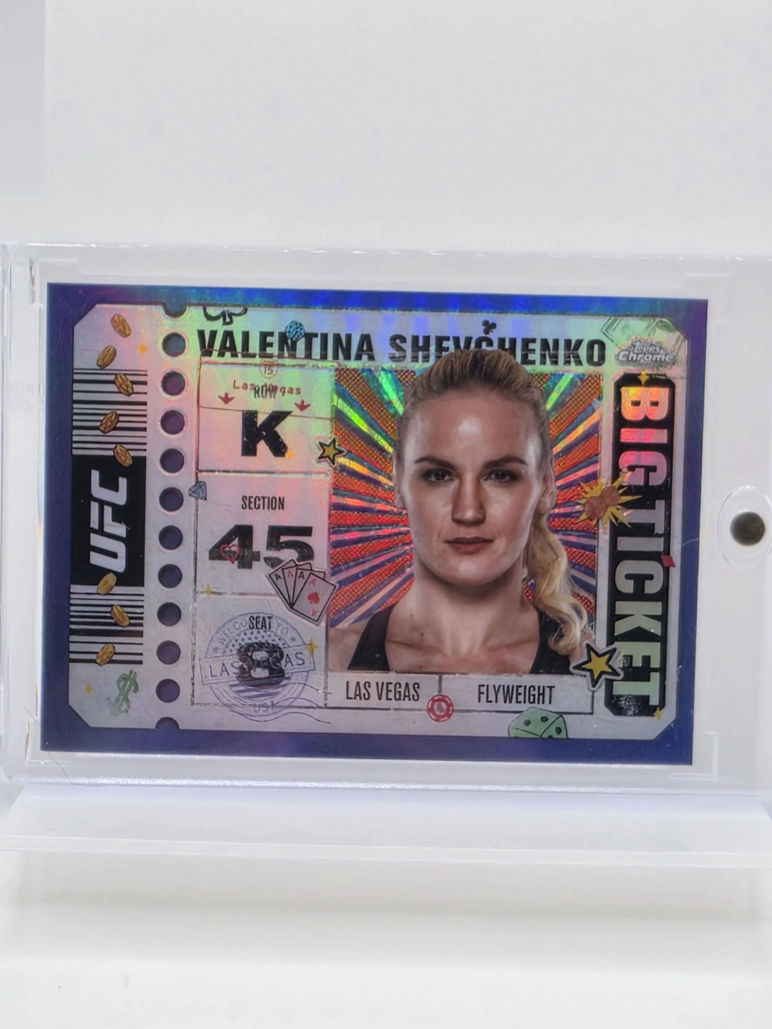 Valentina Shevchenko 2025 Topps Chrome Big Ticket