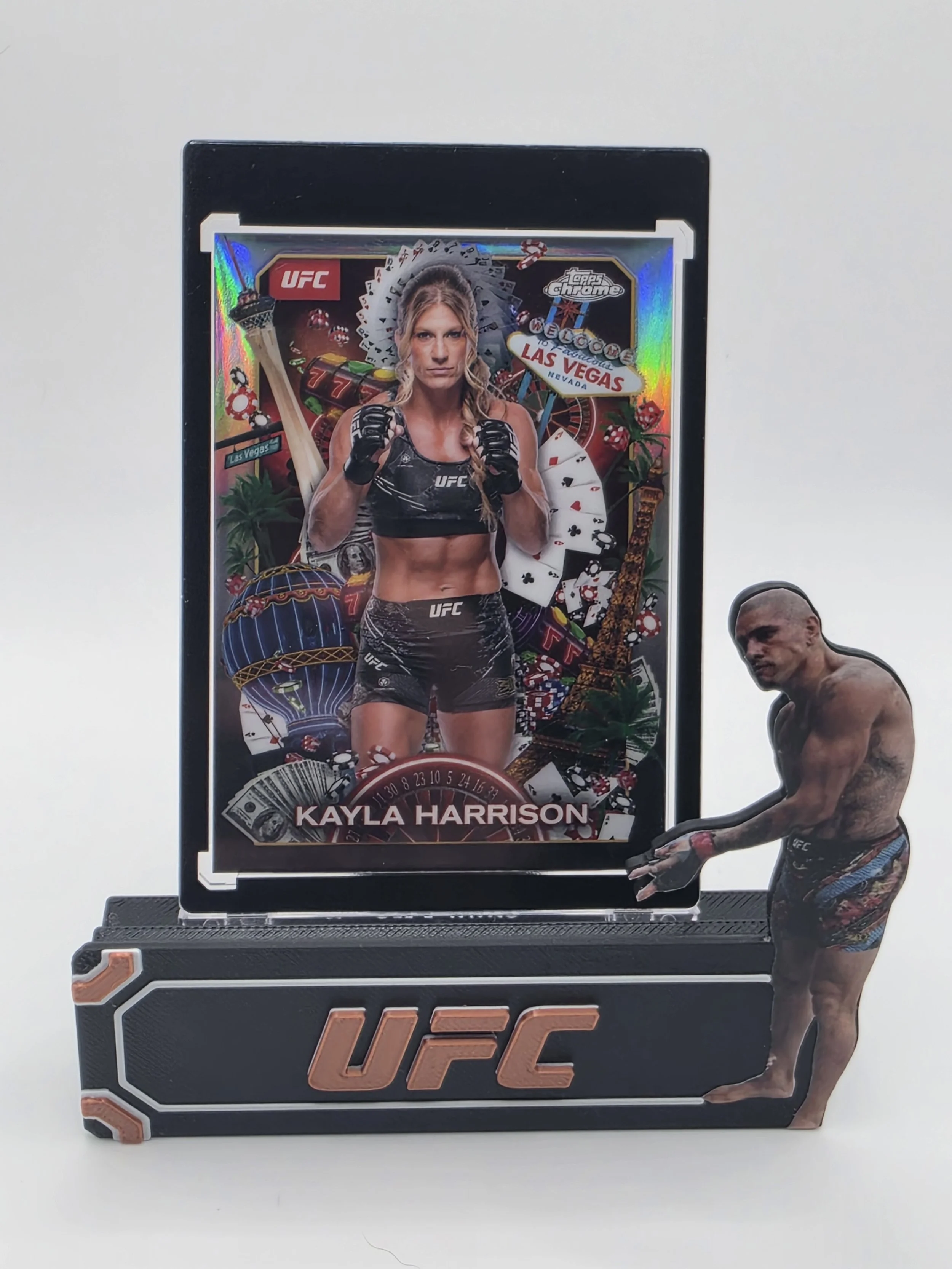 Kayla Harrison 2025 UFC Topps Chrome Titans SSP