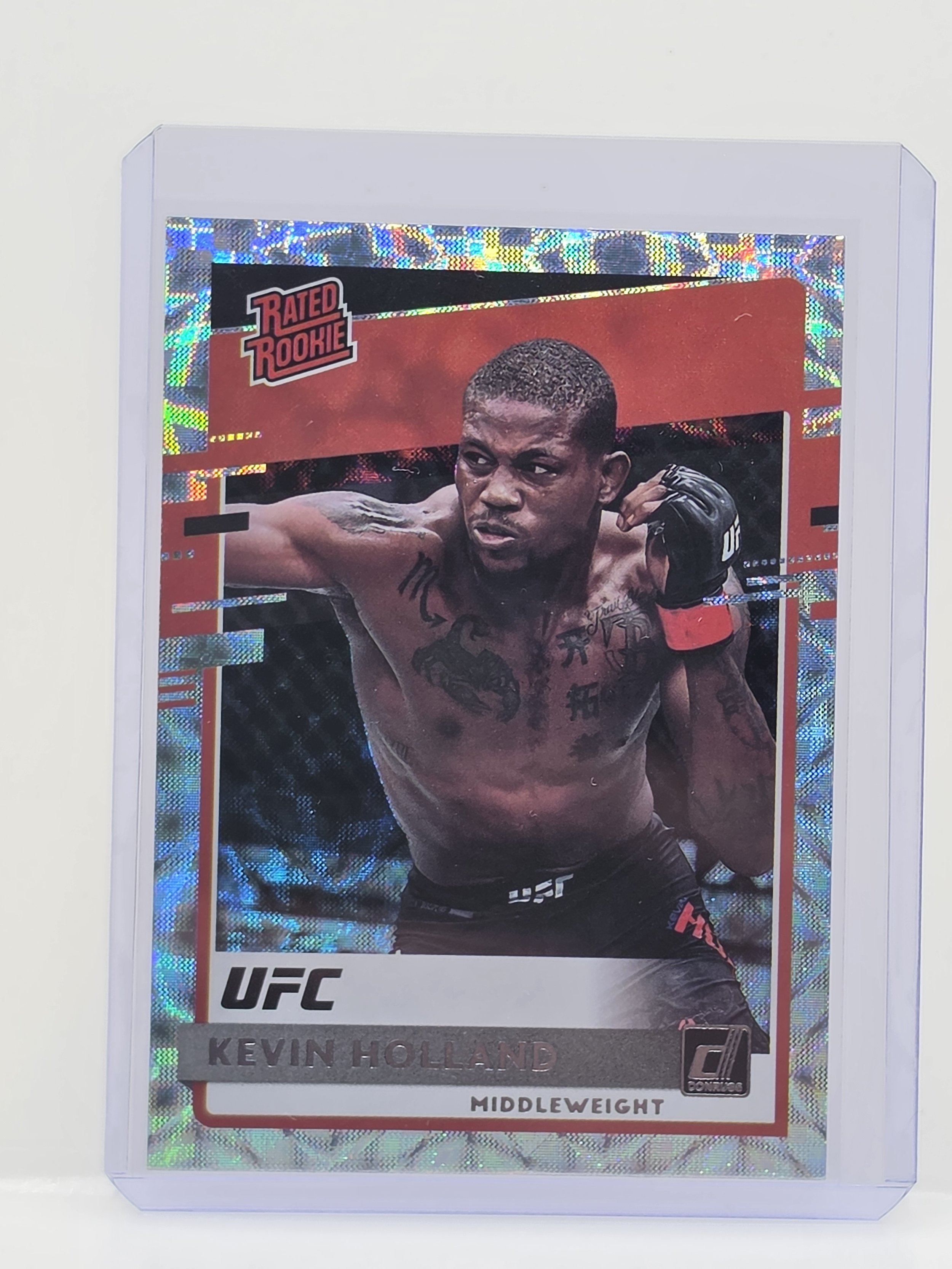 Kevin Holland 2021 Panini Donruss Rated Rookie Asia Prizm