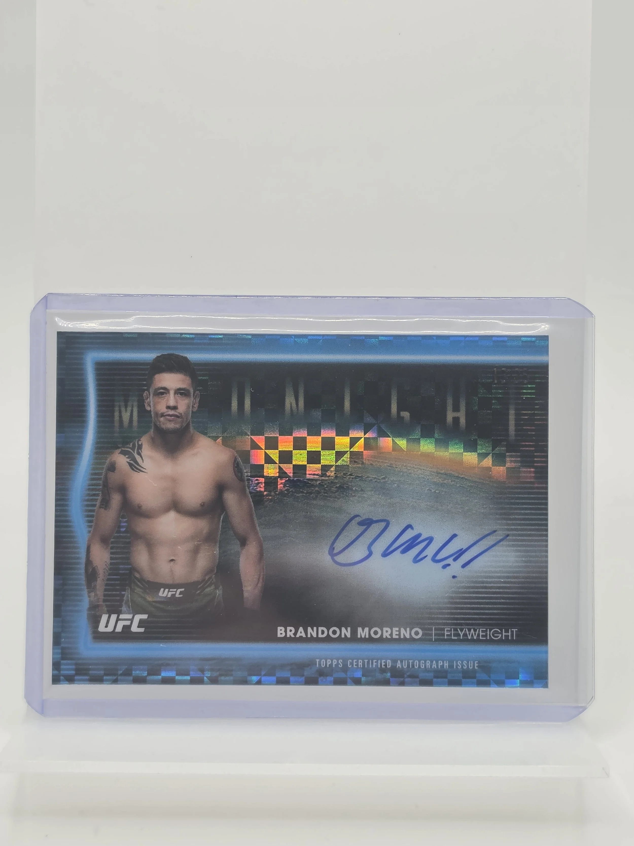 Brandon Moreno 2025 Topps Midnight Horizon Signatures Auto 13/25