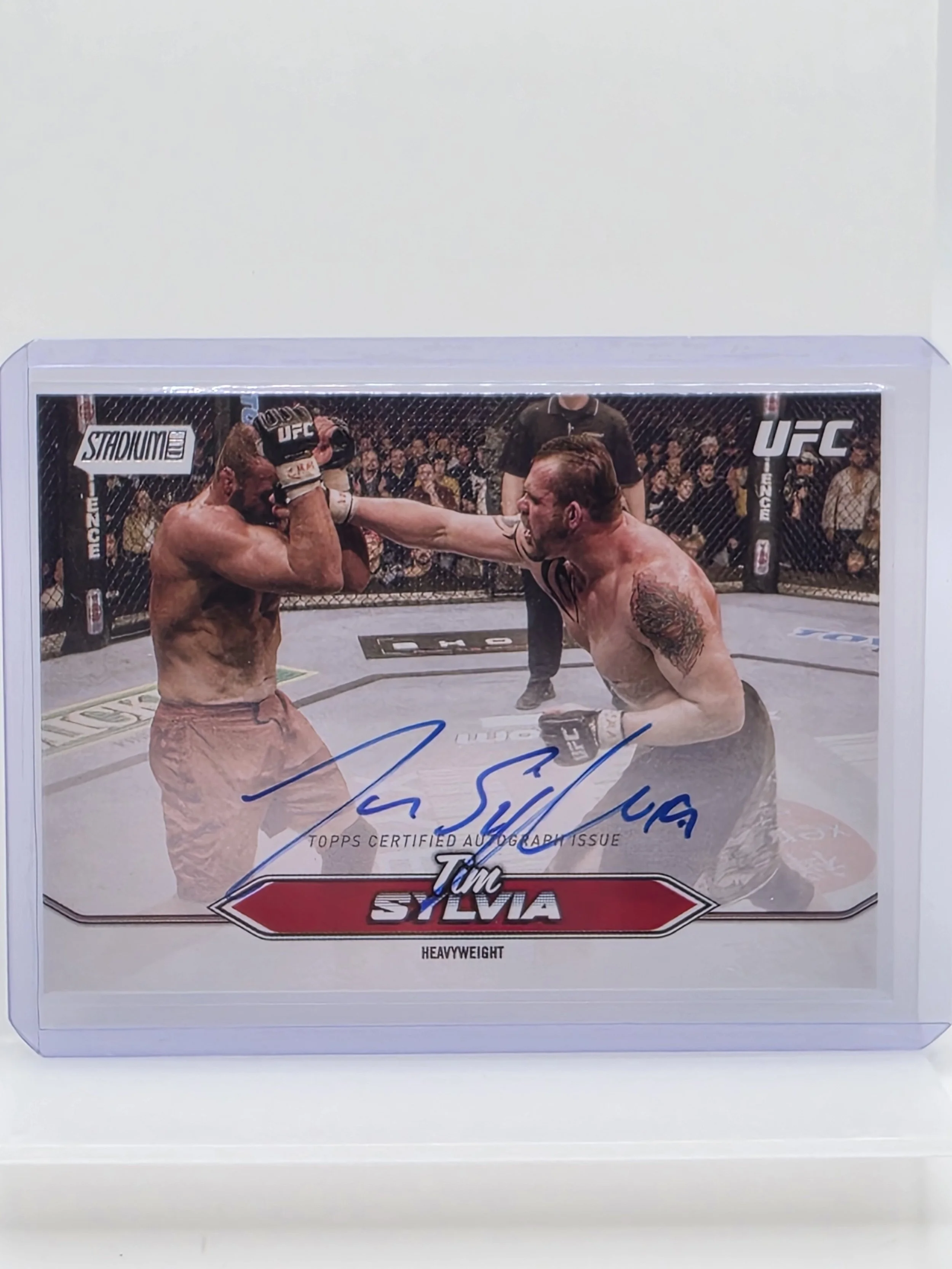 Tim Sylvia 2025 Toppps Stadium Auto