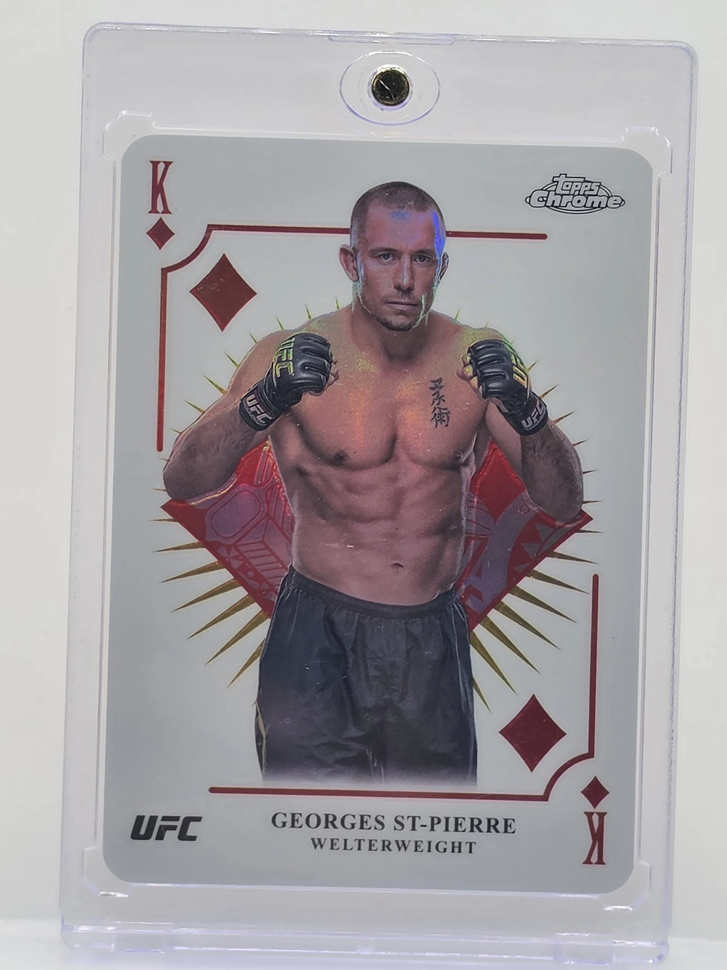 Georges St Pierre 2024 Topps Chrome Kings and Queens