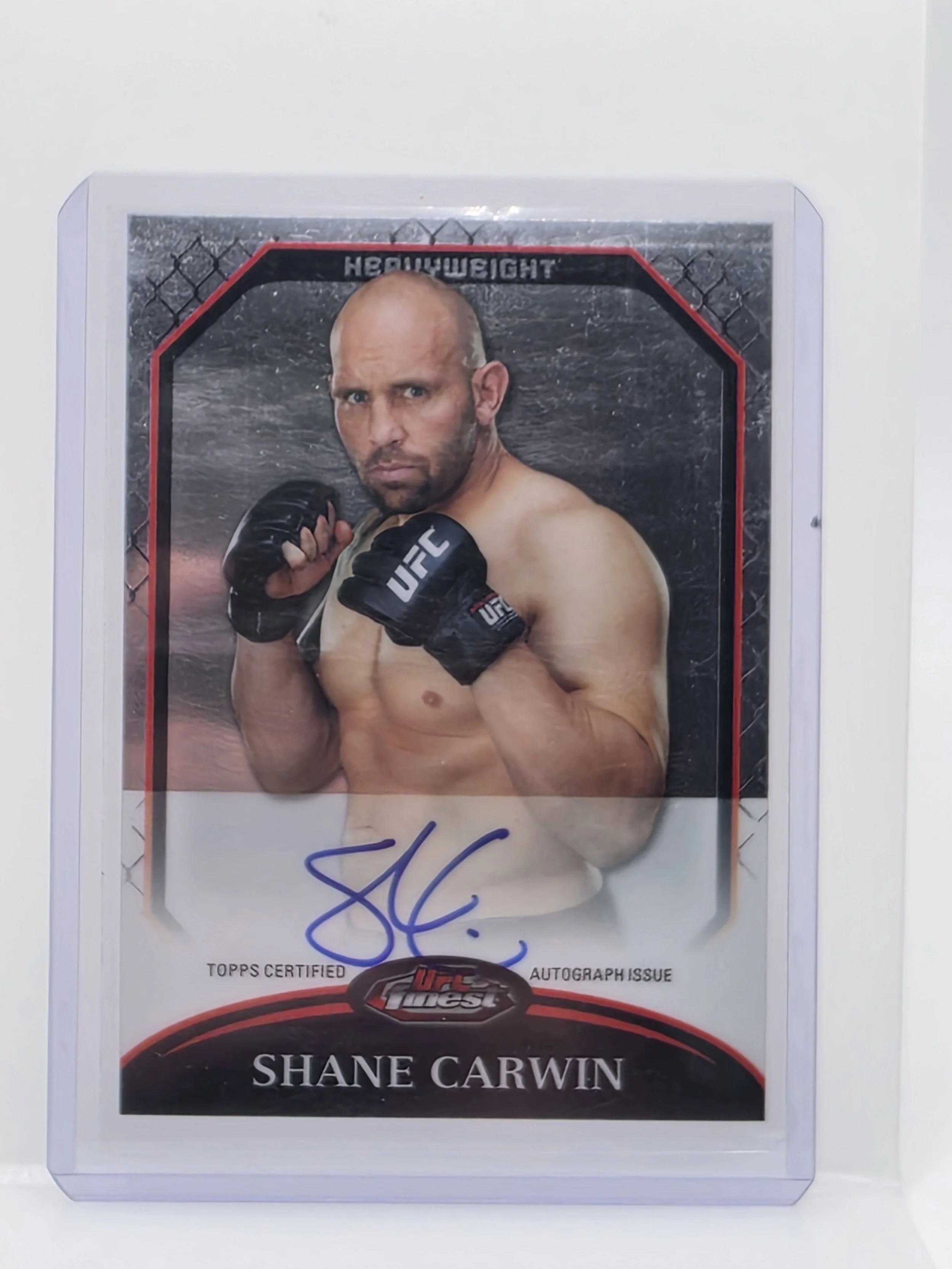 Shane Carwin 2011 Topps Finest Auto
