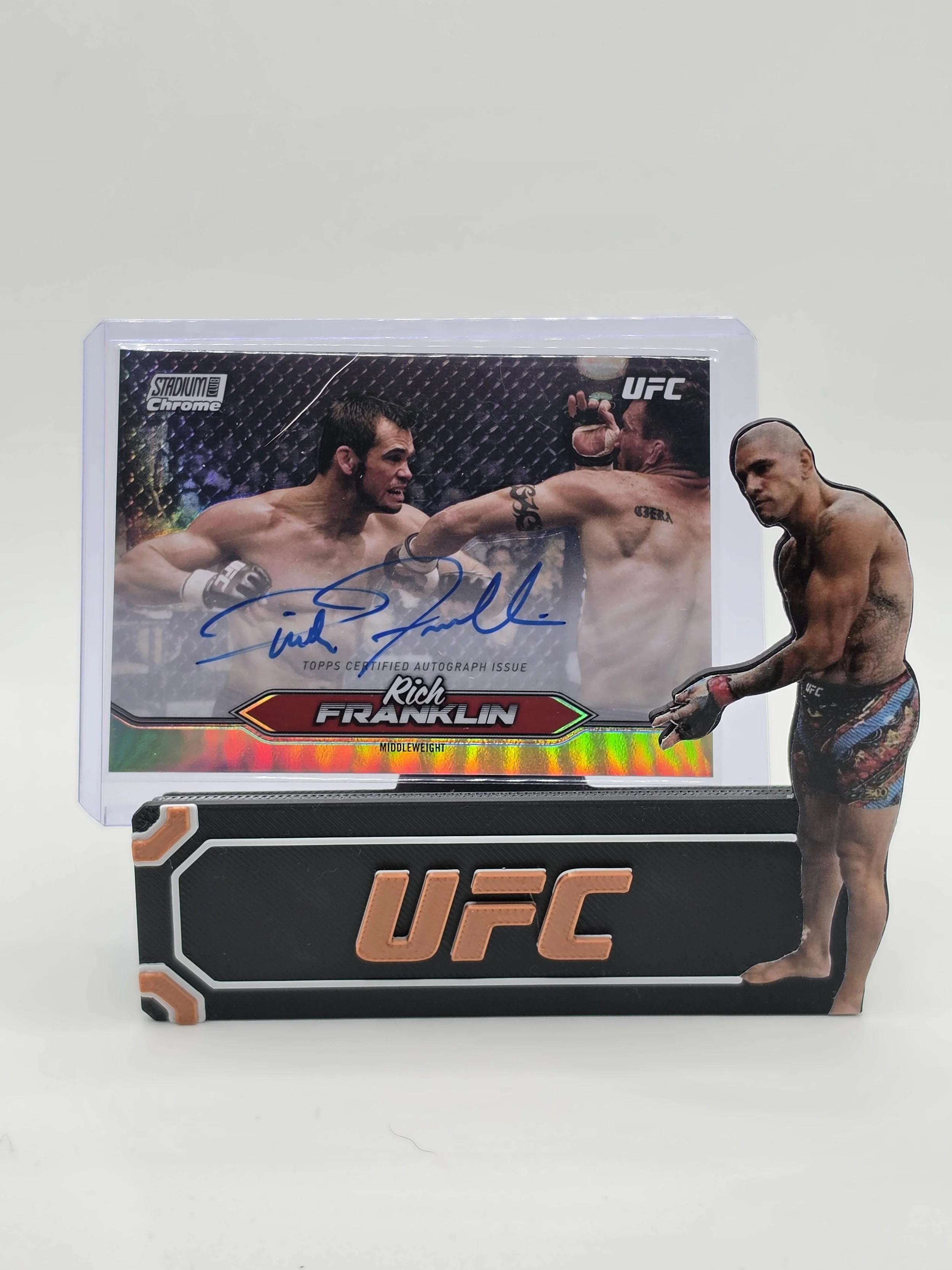 Rich Franklin 2025 UFC Topps Stadium Chrome Auto