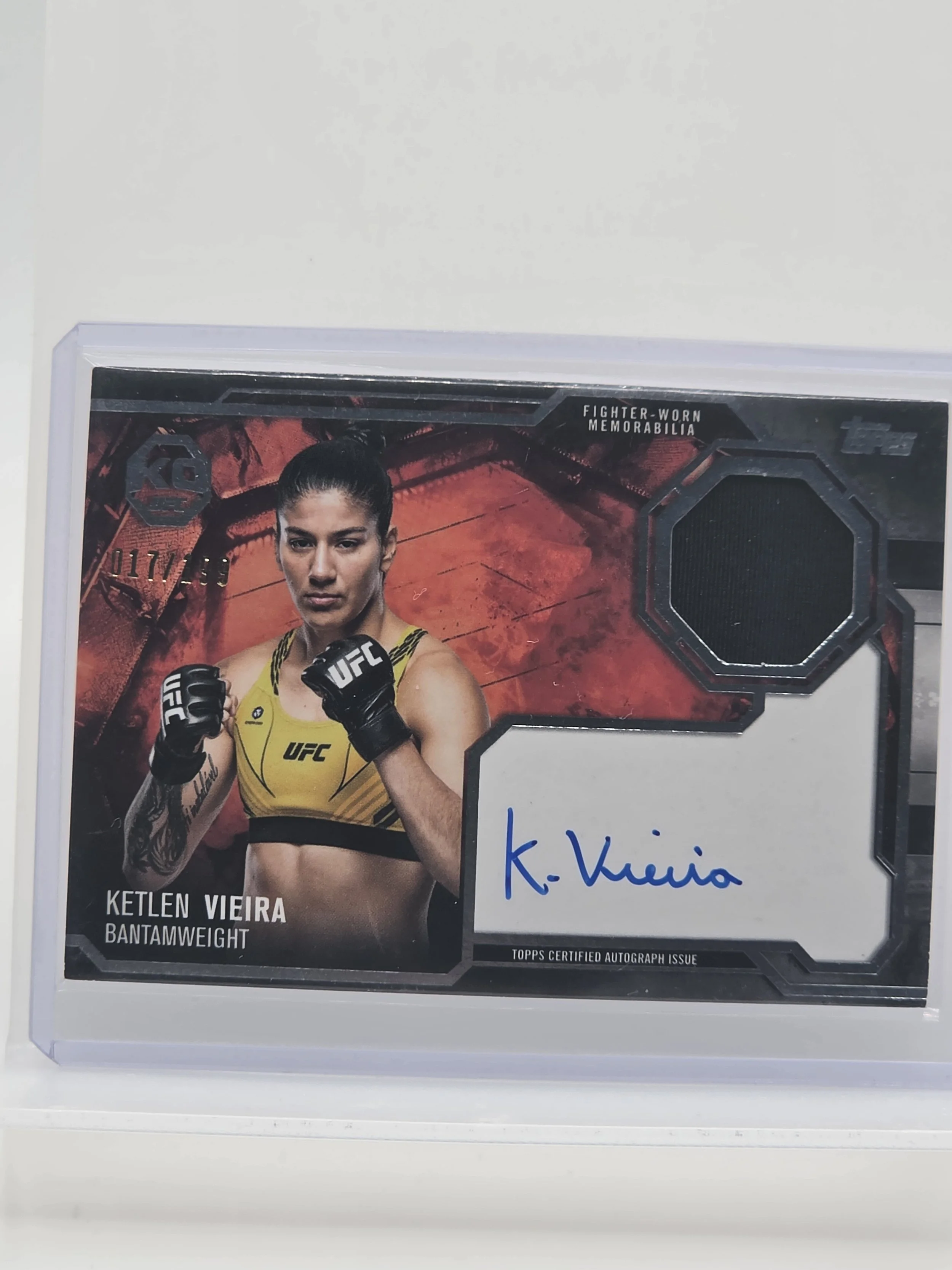 Ketlen Vieira 2025 Topps KO Patch Auto /199
