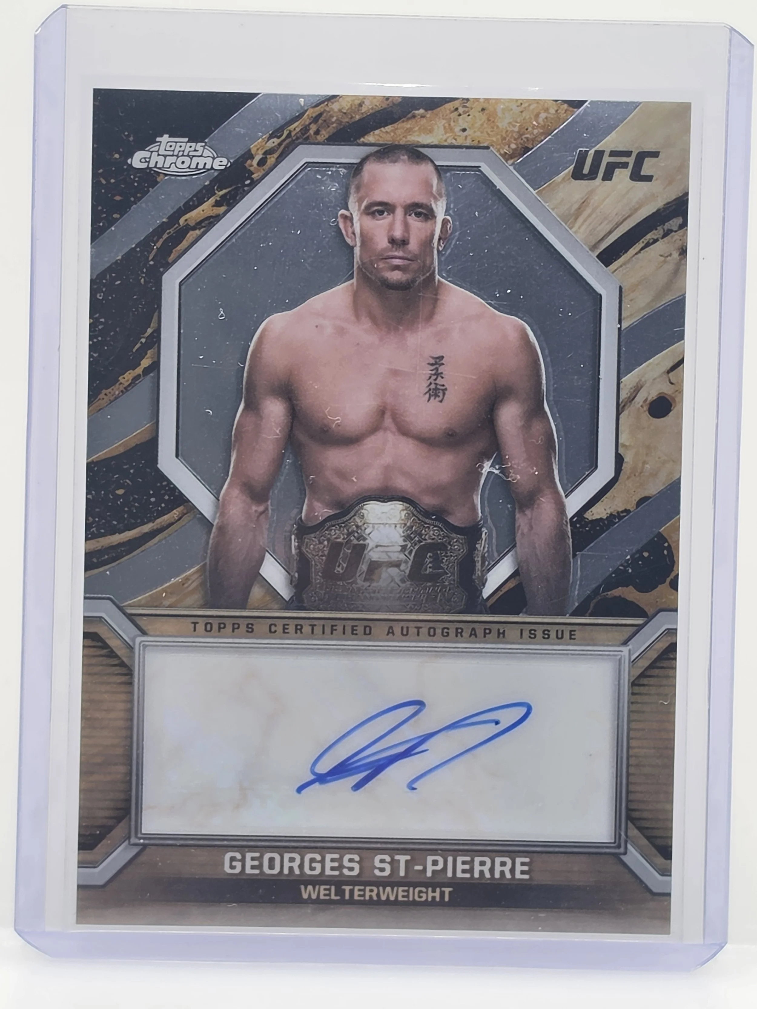 Georges St Pierre 2024 Topps Marks of a Champion Auto