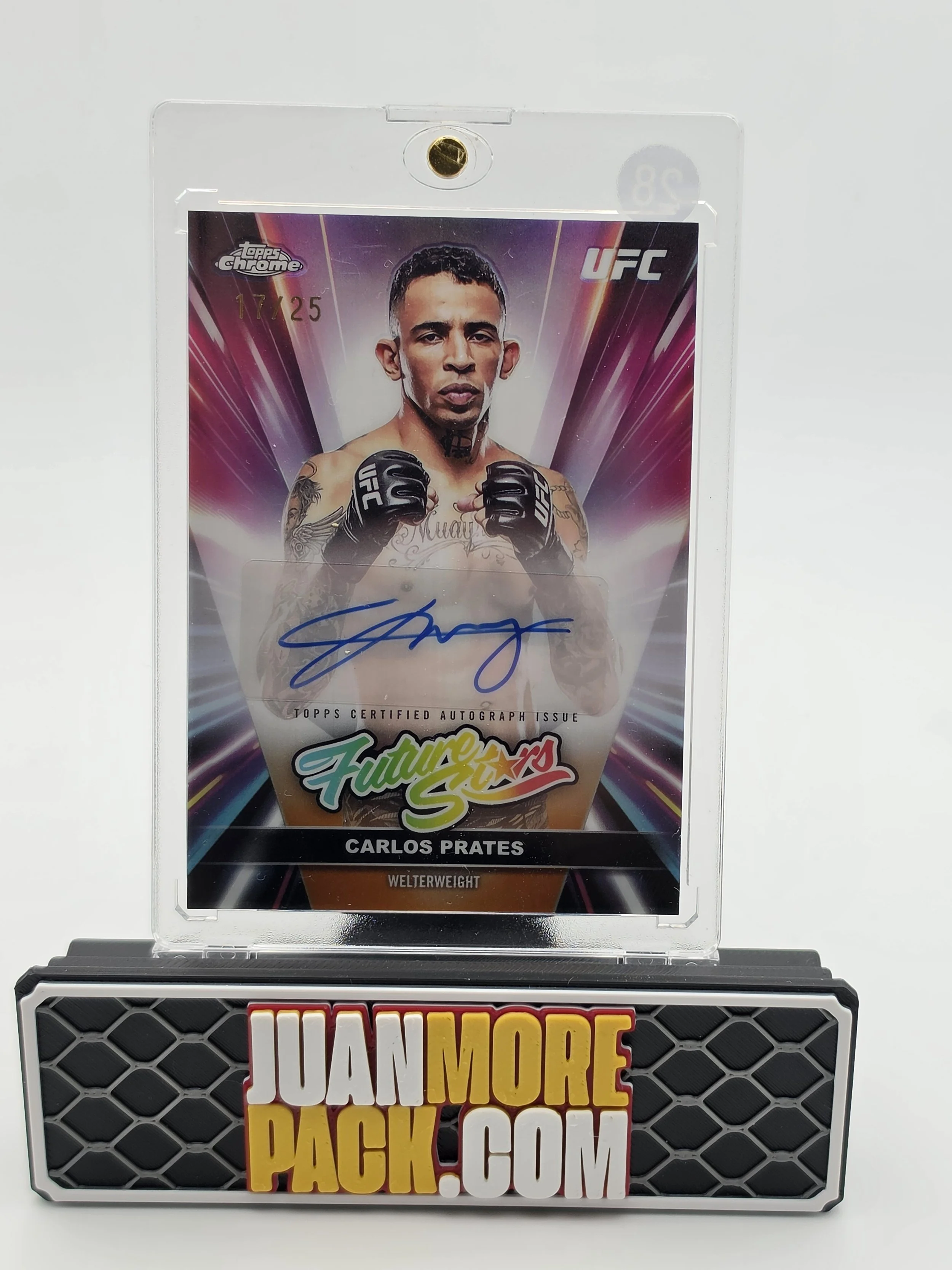 Carlos Prates 2026 Topps Chrome Future Stars Auto 17/25