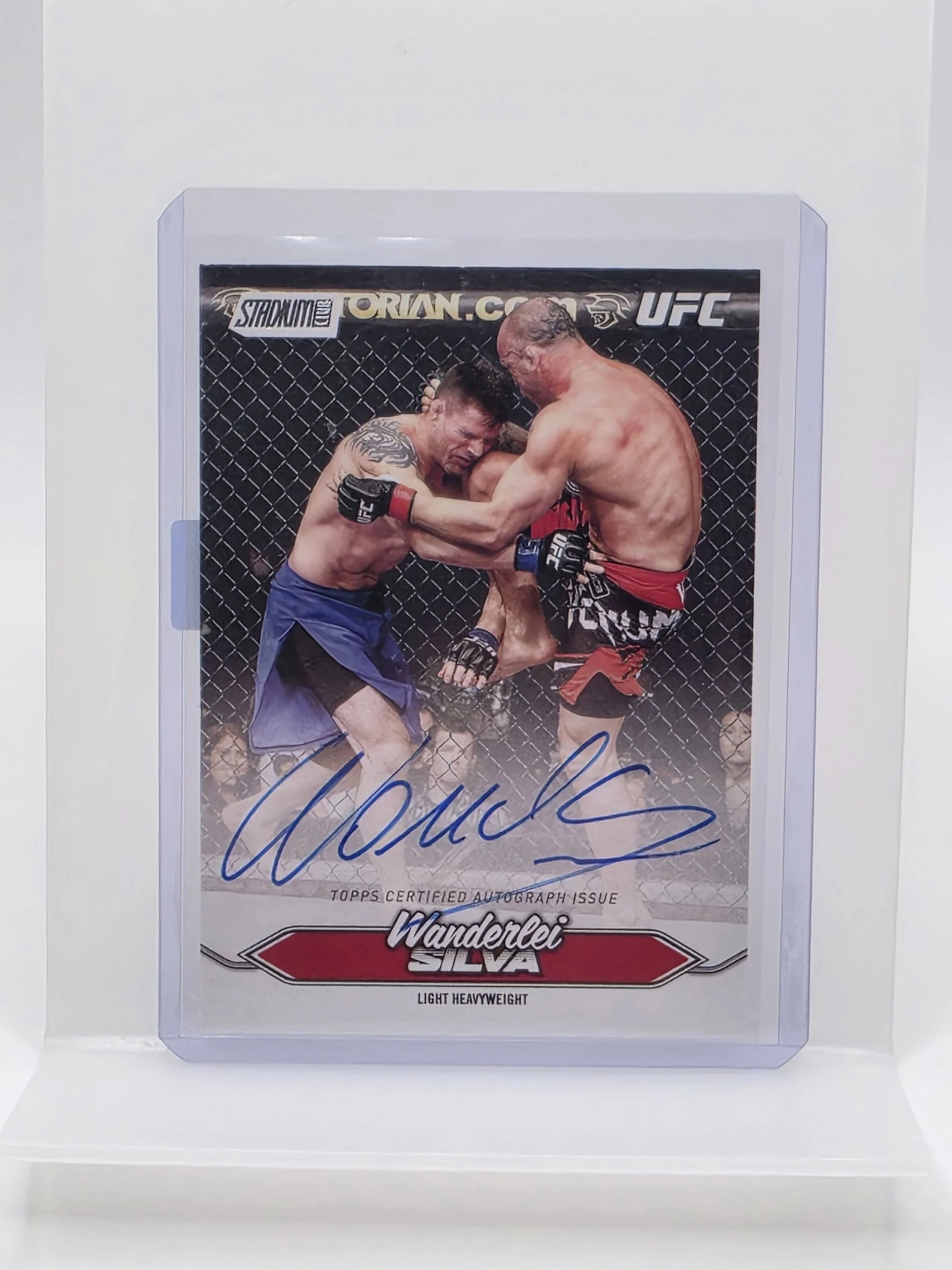 Wanderlei Silva 2025 Topps Stadium Auto