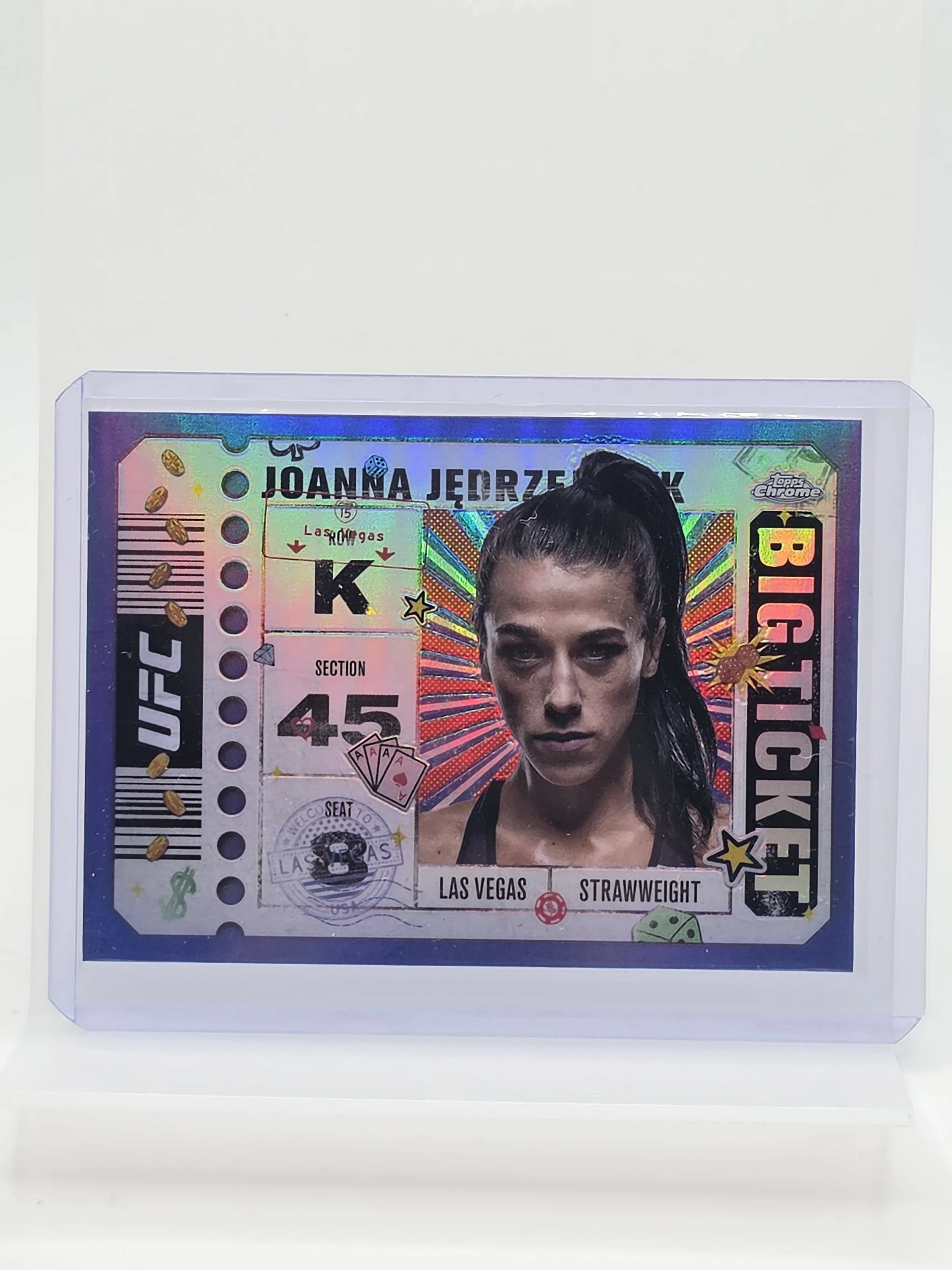 Joanna Jedrzejczyk 2025 Topps Big Ticket