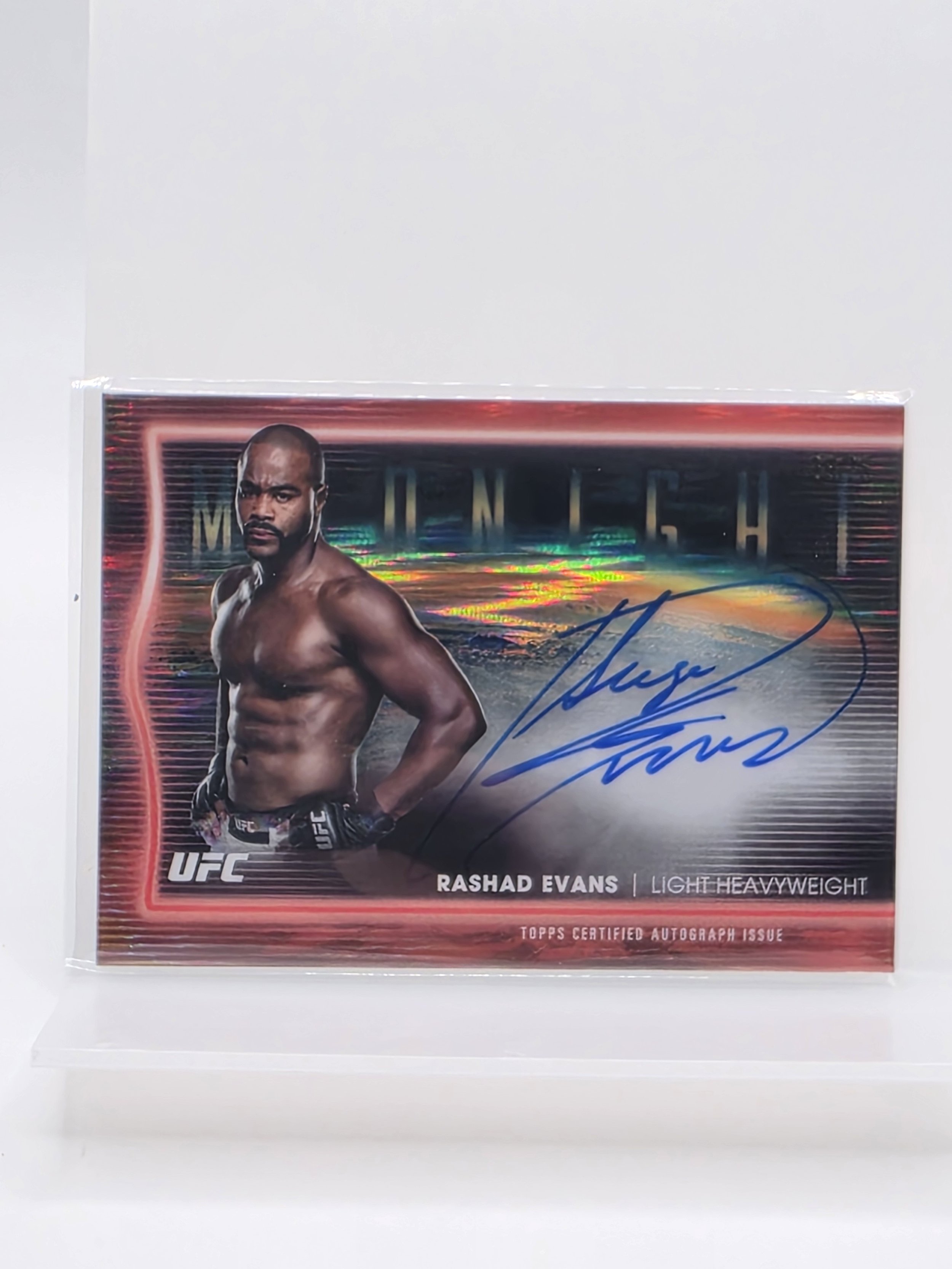 Rashad Evans 2025 Midnight Horizons Auto 36/75